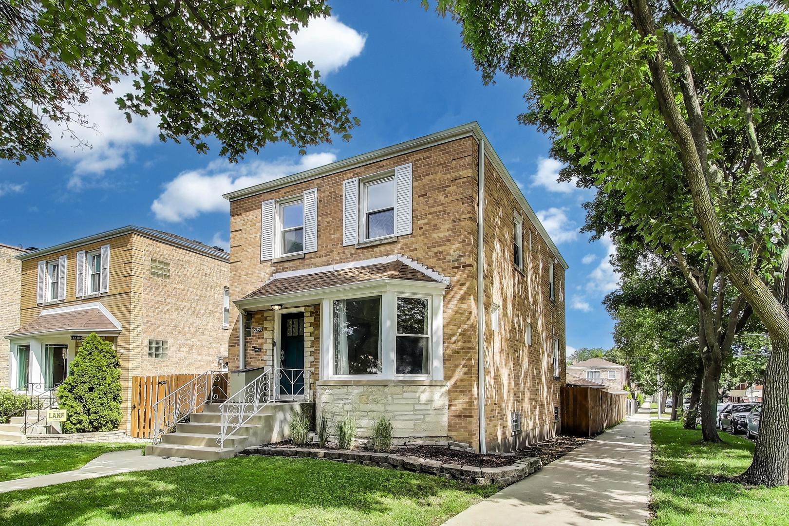 Beautifully renovated all brick home on an oversized corner lot in Budlong Woods. Great living space on the main floor that leads to a massive two tier back deck and yard. Full kitchen renovation in 2020 - new cabinetry, granite countertops, stainless appliances, backsplash, and vented range hood. 2nd floor bathroom gutted in 2021 - including a new custom walk in shower. Huge primary bedroom with 2 closets. Professionally finished basement in 2021 - large family room, space for a home office or playroom, 2 huge storage areas, plus a beautiful new bathroom with heated floors, and a new laundry room. Custom window treatments. ADT and Google home alarm system. New front and rear entry doors. Two car brick garage with newer door and gutters. New roof 2018. New HVAC system 2018. Cedar privacy fence 2019. New paver walkway in backyard 2021. Gutter guards added 2021. Nothing to do but move in to this home. Location is near everything Lincoln Square has to offer, the West Ridge Nature Park, and Legion Park.