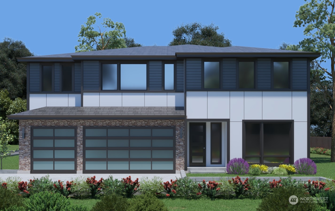 MSR Communities presents Lot 1 Kenmore Creek II. Hard to find 12,735 sf lot! 3781 sf, 5 bedrooms, 2 full bathrooms and a 3/4 bath upstairs and a bedroom with a 3/4 bath on 1st floor w/ additional office. Huge Bonus room on 2nd floor.Spacious master suite. Convenient 2nd floor utility room with cabinets. Decorative railing upstairs and down hallway, opening to everything below. LVP flooring throughout the first floor. Kitchen open to the huge great room with an abundance of windows.Long driveway w/3 car garage for lots of parking. Front and back landscaping with fenced bk yard. This is a presale, Expected completion 5/30/2025.