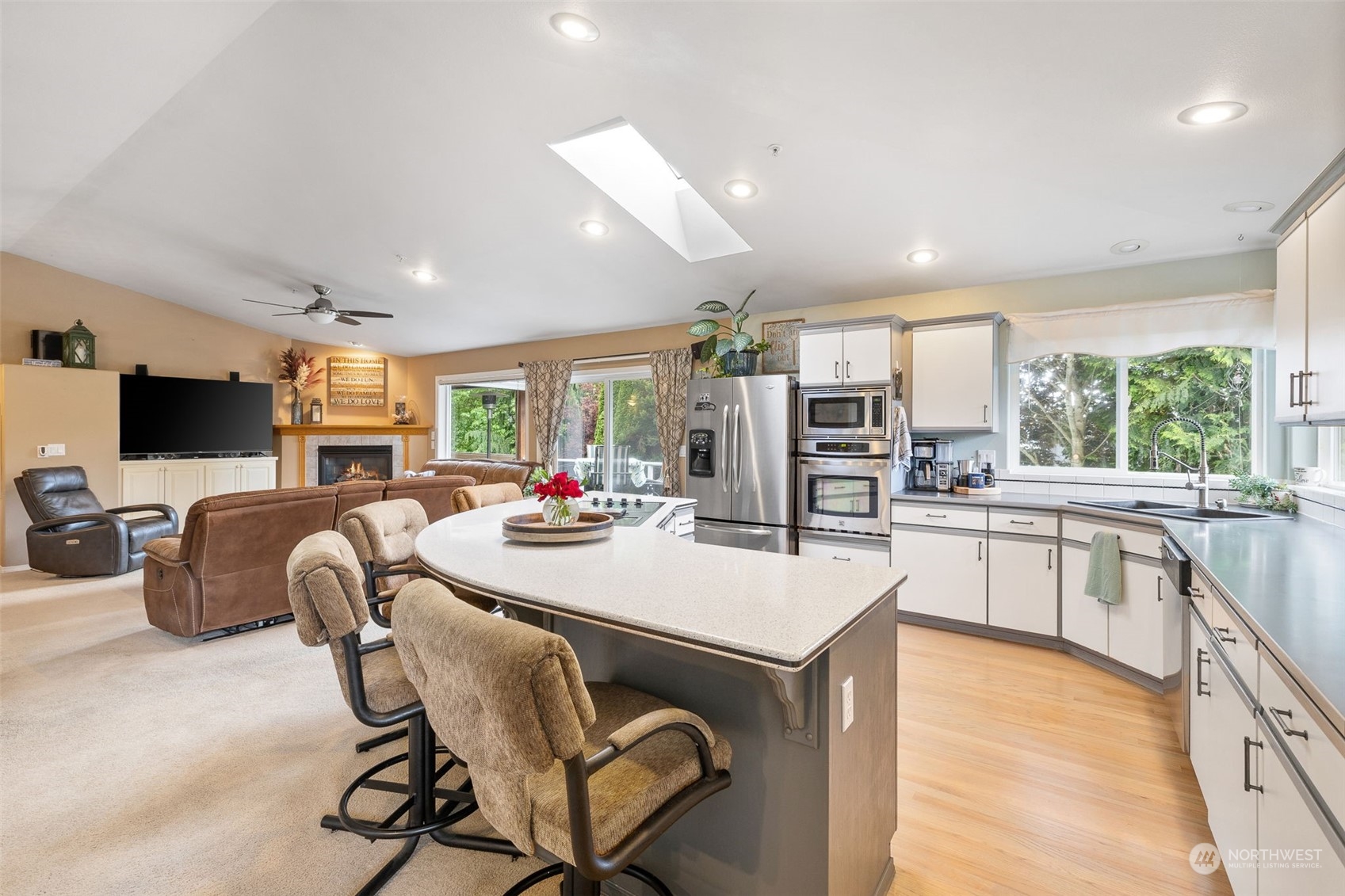 Unit B - Open concept living