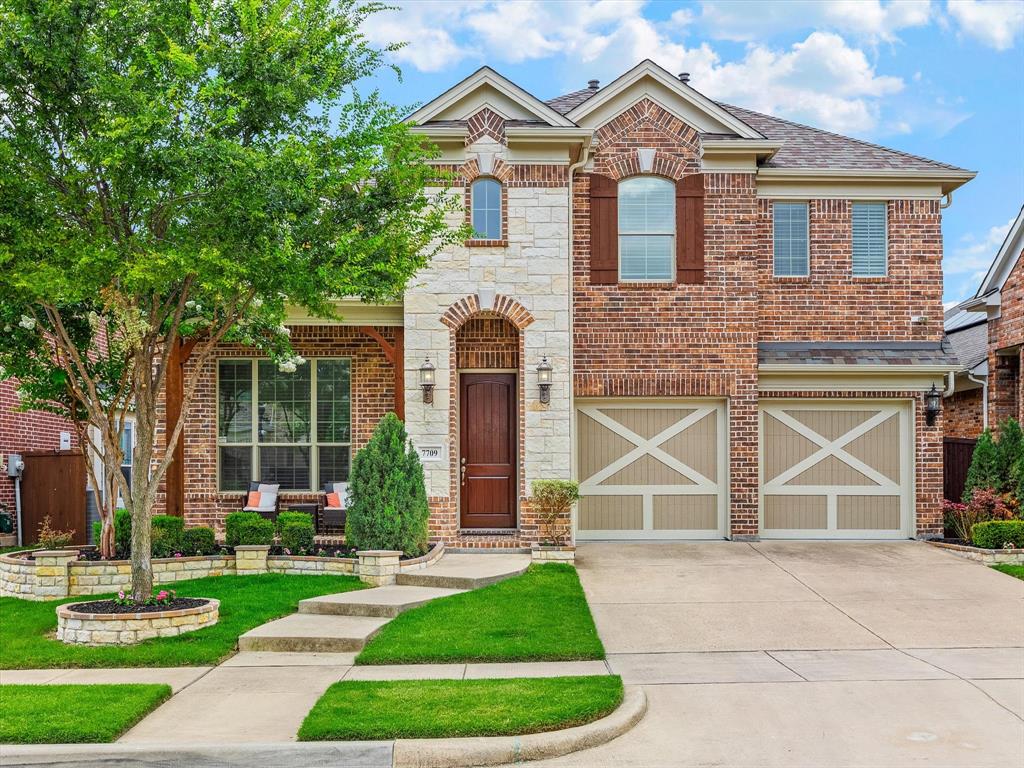 MULTIPLE OFFERS RECEIVED. FINAL AND BEST DUE BY FRIDAY 8-1 AT 8:00PM. Beautiful Two-Story McKinney Home built by Grand Homes in Highly sought-after Frisco ISD, situated on large lot in
Craig Ranch! With its magnificent Open Floor Plan, High Ceilings, Upgraded Hardwood Floors, this exceptional Four-
bedroom Home is full of Opulent Upgrades! Expansive Quartz Countertops, Large Island, Butler's pantry, abundance of
Cabinets & counter space with views of Family Room & Breakfast Nook make up this naturally light-filled Kitchen. Office
Room is located directly off Grand Foyer, where Sweeping Circular Staircase leads. Guest Room downstairs. With
Spacious walk-in closet & Resort-Style Bathroom, first-floor owners' retreat is well-appointed.2 Beds, 2 Baths, Game
Room, Media Room are Upstairs. Beautifully Landscaped Backyard with Outdoor Patio area is great for Entertaining.
Walking Distance from Wortham Intermediate School. Many Restaurants, Shopping & Entertainment options are
nearby. Craig Ranch Community is just minutes from HWY 121 & 75! DON'T MISS THIS GEM!