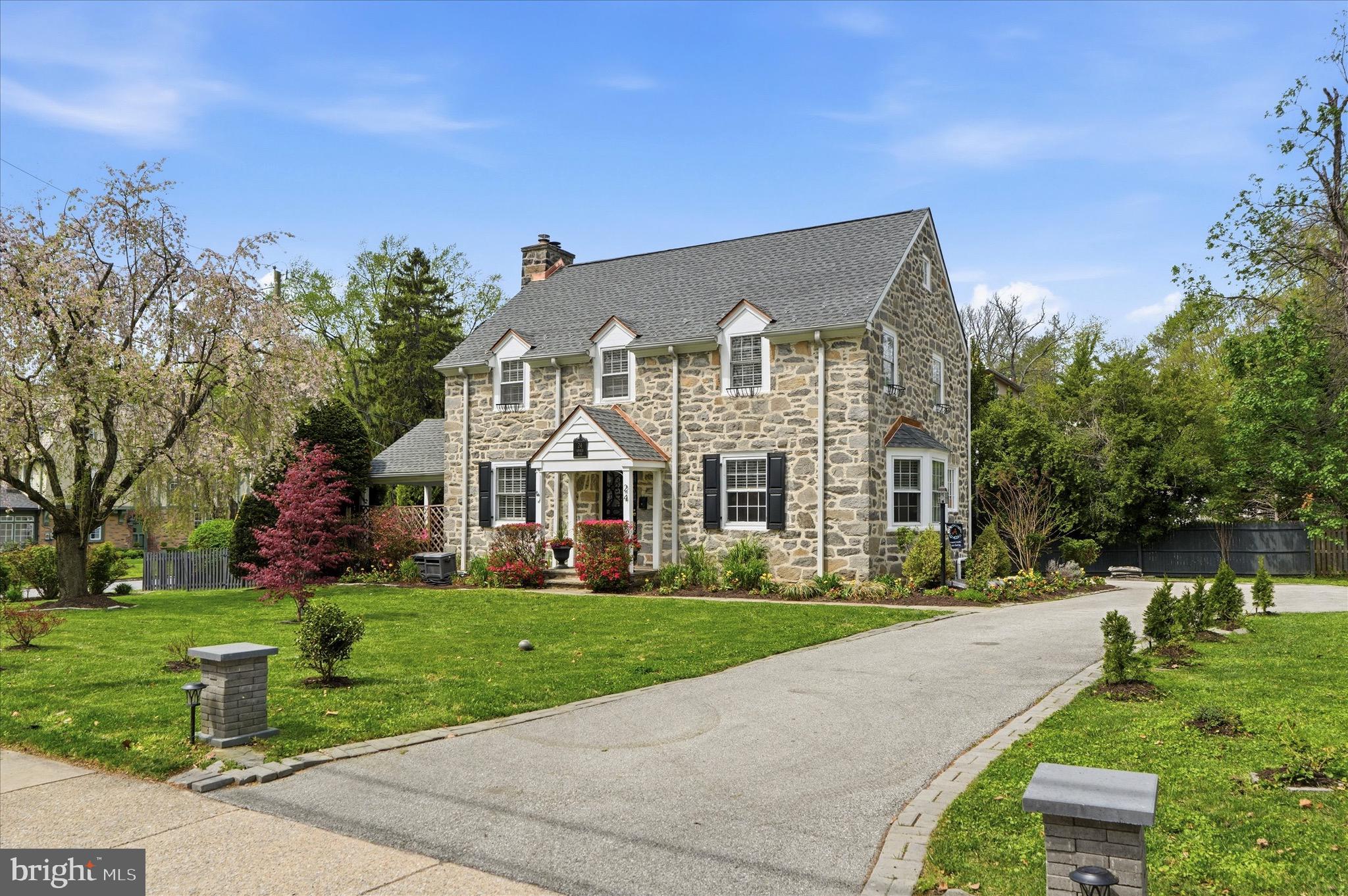 Welcome to 24 Airdale Rd, a beautifully updated home in the heart of Bryn Mawr, where classic charm meets modern convenience. This move-in ready property features a stunning newly renovated kitchen with stylish finishes, perfect for both everyday living and entertaining. Inside you'll find four bedrooms, three full bathrooms, and two powder baths. Throughout the home, refinished hardwood floors add warmth and character, while thoughtfully updated bathrooms provide a fresh, contemporary feel. A newly added first-floor powder room offers extra convenience for guests. Major improvements include a new roof and copper flashing, giving peace of mind for years to come. Step outside to enjoy the private side porch—an ideal spot for morning coffee or relaxing evenings. Located in a highly walkable neighborhood, you’re just steps from all that downtown Bryn Mawr has to offer, including shops, dining, and local amenities. With easy access to the train, commuting to Center City is quick and convenient. This is a rare opportunity to own a turnkey home in one of the Main Line’s most desirable locations.