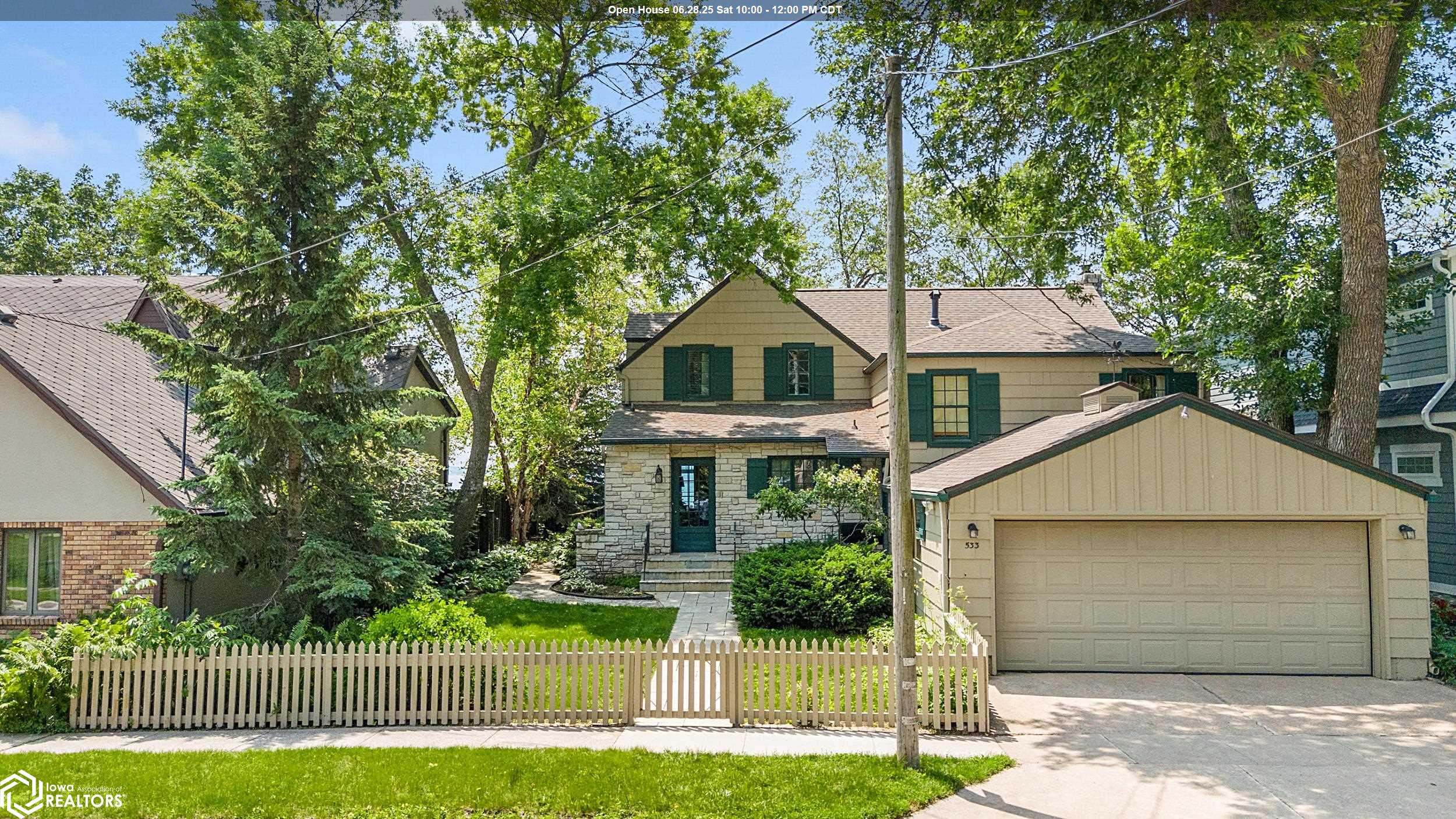 Welcome to this beautifully maintained lakefront cottage in Clear Lake’s iconic Surf District—where timeless charm meets unbeatable location. This rare offering includes two separate properties: 533 N Shore Drive, a spacious lakefront home with 60 feet of shoreline, and 530 N Shore Drive, an adjacent lot featuring a garage with finished living quarters above.  At 533 N Shore, you’ll find a warm and inviting 5-bedroom, 3.5-bathroom home thoughtfully designed for both everyday comfort and weekend entertaining. Multiple cozy living spaces include a den perfect for quiet mornings or movie nights, and a bright loft area that makes a great kids’ hangout or extra storage space.  At the back of the main home, a lakeside porch with terracotta floors invites you to relax and take in the peaceful views. This space is full of charm, character, and opportunity. Large windows throughout the home flood the space with natural light and frame stunning lake views.  Across the street at 530 N Shore, the second parcel offers even more flexibility—a garage with finished living quarters above makes it ideal for guests, hobbies, office or potential rental income.  Whether you’re looking for a family getaway, a year-round home, or an investment with room to grow, this unique two-property package in one of Clear Lake’s most desirable locations is not to be missed.