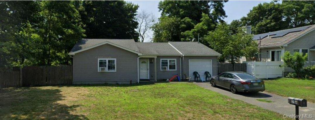 .Great Starter Ranch House for 1st Time Buyer with 1,308 Square Feet in Excellent Condition. Walk into Living Room Open to Large Kitchen / Dining Room with Door into Backyard and Attached 220 Square Foot Garage with Boiler Room. Half Bath and Bedroom Off of Living Room, Stackable Washer and Dryer in Hallway Next to Primary Bedroom, 3rd Bedroom and Full Bath with Tub. Fenced Property Size of 80' x 100'. Low Taxes of $7,406. Gas Hot Air Heat. Buyer Must Comply with the Following Conditions: * Buyer's GROSS Income Must be Below 80% of the Established Suffolk County Income Based on Family Size per this Chart: Income Range % of Median: 80% 1 Person: $92,230 2 Persons: $105,500 3 Persons: $118,700 4 Persons: $131,900 5 Persons: $142,450 6 Persons: $153,000 7 Persons: $163,5508 Persons:$165,050 and Buyer Must Live in the House for a Minimum of 5 Years. When Submitting an Offer, Buyer Must Include 2 Years of Tax Returns and Last Month of Wage Statements - 4 if Weekly, 2 if Biweekly. ANY FUNDING SOURCES THAT REQUIRE PRE-CONTRACTUAL APPROVAL NEED TO BE DISCLOSED PRIOR TO AN OFFER BEING ACCEPTED. CDCLI OFFERS 1ST-TIME HOMEBUYER DOWN PAYMENT ASSISSTANCE UP TO $75,0000. FLYER ATTACHED TO LISTING.