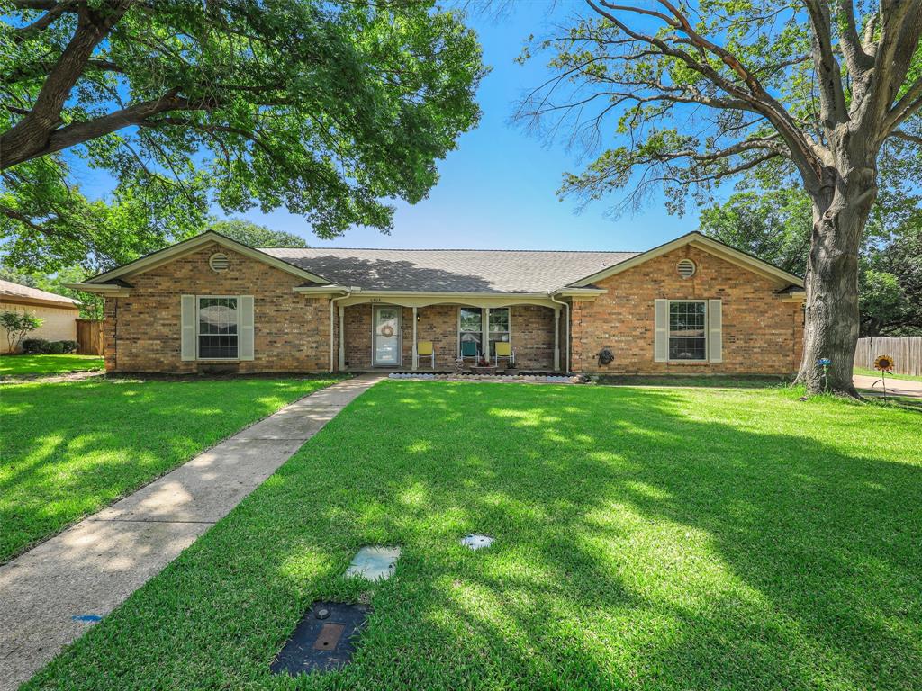 Welcome home to this beautifully maintained single-story retreat nestled on a quiet cul-de-sac in the highly acclaimed Birdville ISD! Thoughtfully designed for both everyday living and entertaining, this spacious home offers an inviting open layout with generous living areas, a versatile game room, and a well-appointed kitchen featuring abundant cabinetry, ample counter space, and a sunny breakfast area perfect for gathering with family and friends.  Escape to the private primary suite, complete with a large walk-in closet and a spa-inspired ensuite bath featuring dual vanities, a relaxing soaking tub, and a separate shower. Spacious secondary bedrooms provide flexibility for family, guests, or the perfect home office.  Step outside and enjoy your own backyard paradise! The sparkling in-ground Gunite pool and covered patio create the ideal setting for summer entertaining, weekend cookouts, or simply unwinding after a long day. Whether hosting guests or enjoying a quiet evening at home, this outdoor space is sure to impress. Conveniently located near shopping, dining, parks, and major commuting routes, this home combines comfort, functionality, and an exceptional location. Don't miss your opportunity to own this move-in-ready gem, schedule your private showing today!