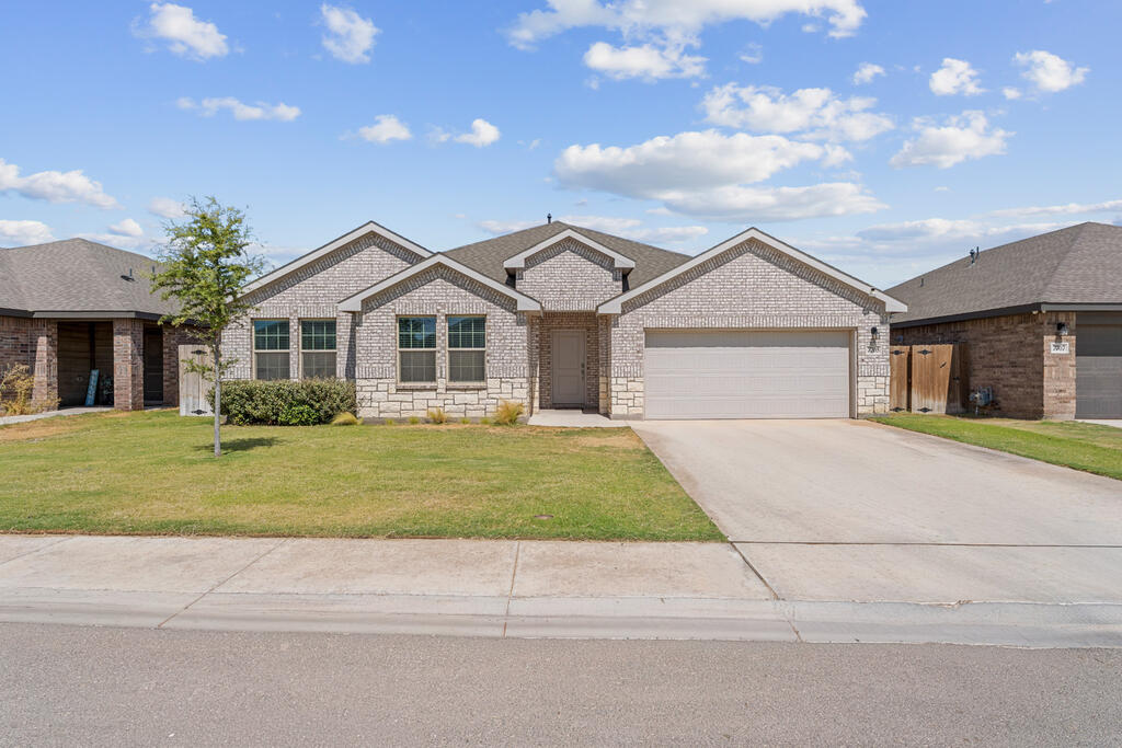 $10K OFF LIST PRICE! WOW! Want that new-build feel without the dirt? Only 2 years old & a finished turf/rock backyard—an upgrade you won't find in most new builds! This happy home features a light-filled, open layout with modern tile flooring, quartz countertops, gas cooktop, island, walk-in pantry & formal dining. + FLEX  SPACE: office or 2nd living! The sequestered, spacious primary suite offers his & her sinks AND closets. This one checks all the boxes. PRIME Odessa location too! Fridge, washer & dryer, couches STAY with acceptable offer!