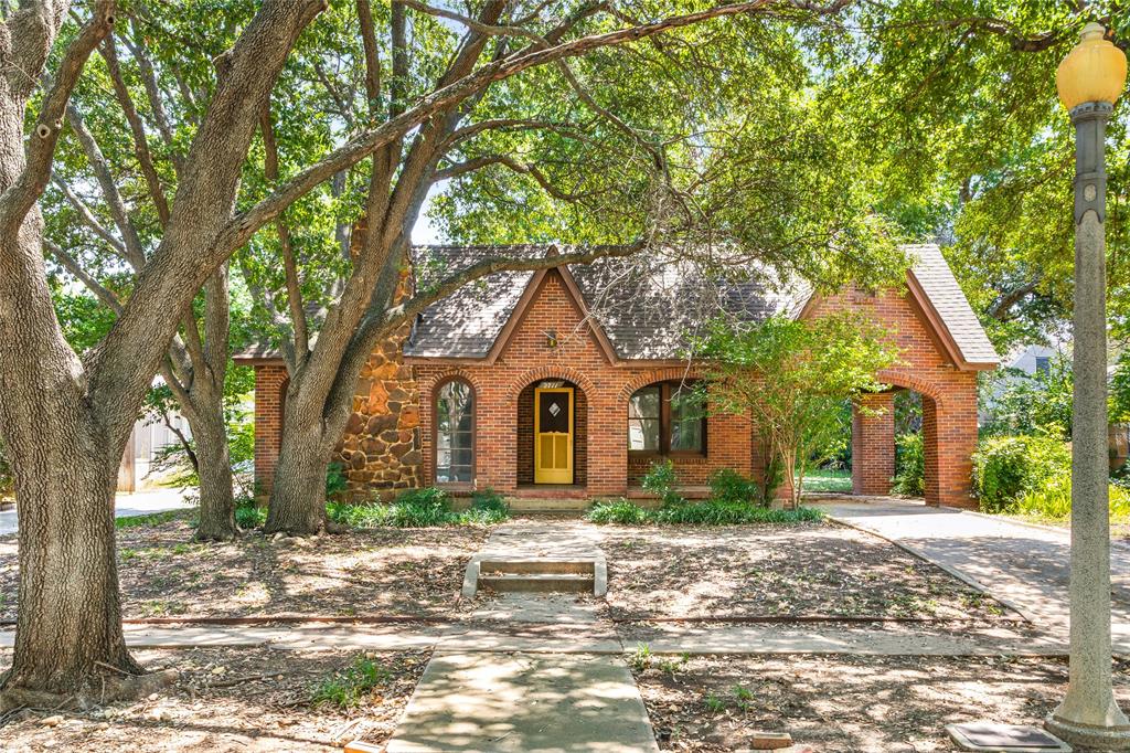 Discover timeless Fort Worth charm just steps from Texas Christian University. Located only a few houses from campus, this classic home has vintage character—an ideal opportunity for buyers seeking a property with an unbeatable location. Inside, a warm and inviting living area welcomes you with a striking brick fireplace. Graceful, room-defining archways enhance the flow of the home, adding architectural interest and character rarely found in newer construction. The shaded front porch offers a serene spot to enjoy the welcoming neighborhood. With its close proximity to TCU, enduring charm, and unique architectural details, this property is more than just a home—it’s a special opportunity in one of Fort Worth’s most desirable areas. Perfectly poised to make it your own or have as an investment near campus.