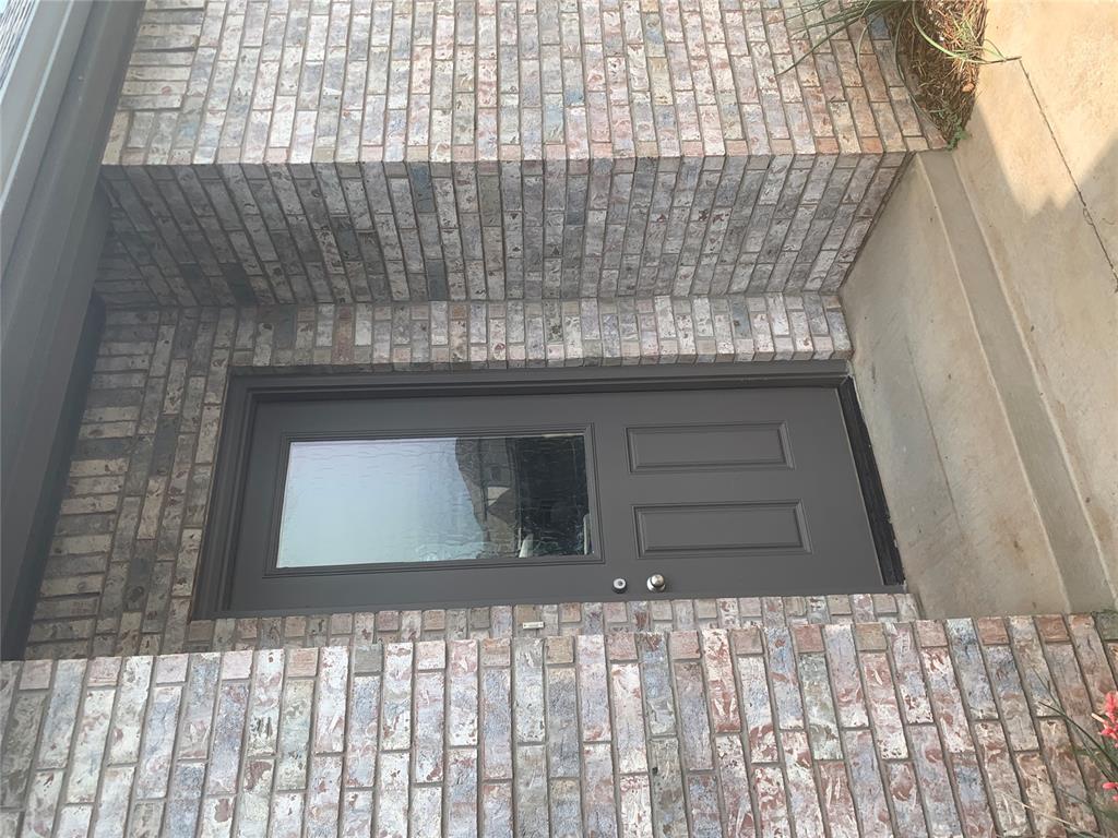 Primary bedroom has en suite bathroom and large closetTwo bedrooms with bath upstairsPowder bath downstairsWood like vinyl in main areas, carpet in bedrooms, 2 car garageClubhouse with pool and storm shelterLawn care included