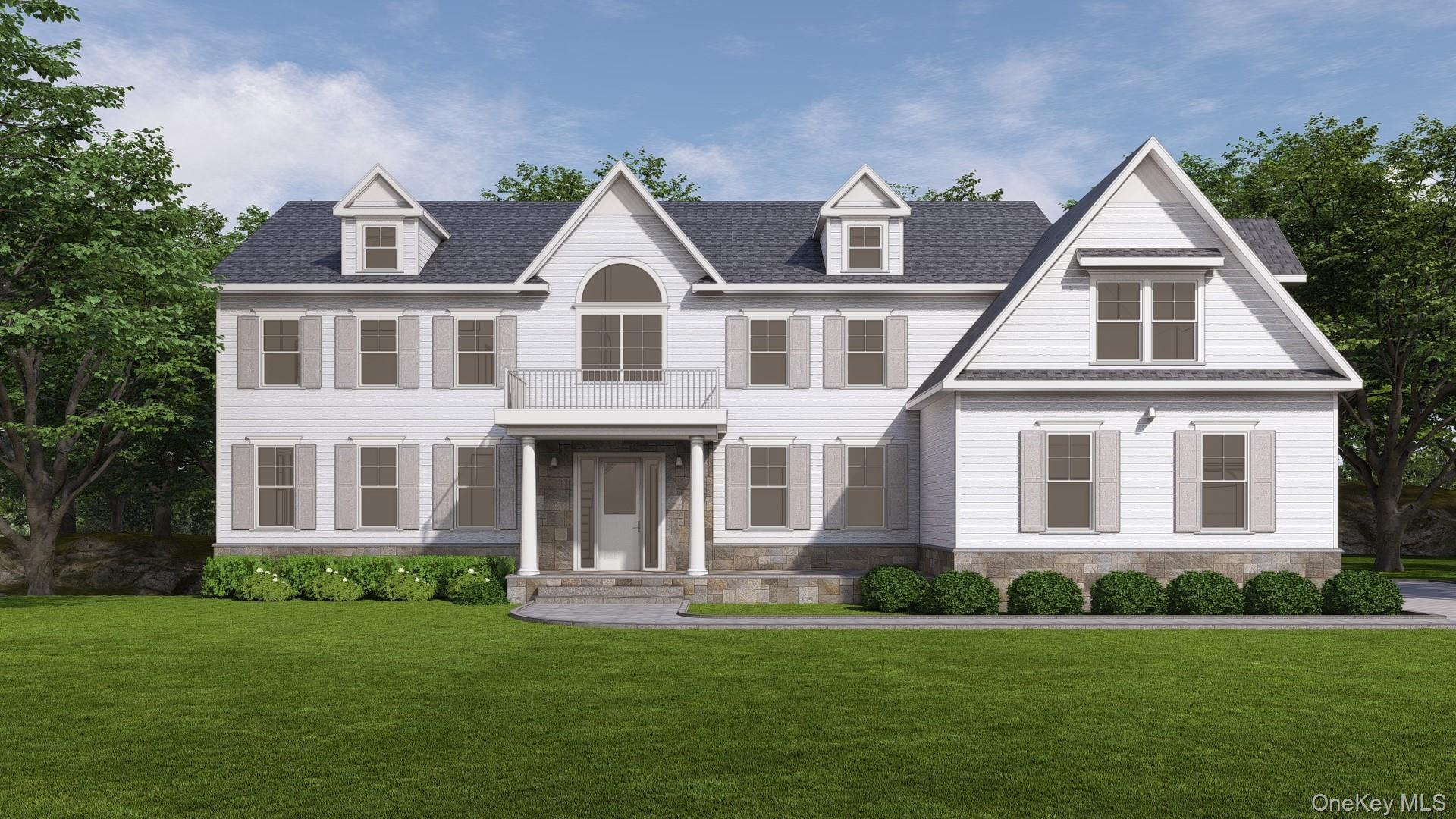 Welcome to Orchard Estates, a wonderful new development of single-family homes in Armonk.  This home “to be built” is 5641 SF (not including unfinished 2170 SF lower level) and offers 4 bedrooms plus two offices, 5 bathrooms, 3 car garage, high-end finishes, and is on a 2.52 acre lot that offers  privacy and an expansive level yard. This home is located on beautiful estate property that has been subdivided into 5 lots, ranging in size from 5 acres to 1.6 acres, offering privacy, specimen plantings, mature trees, level yards, pool sites, and more.  The development is private, yet just minutes to Armonk town center, shopping, and restaurants. Located 45 min to NYC, 15 min to Westchester airport, 20 min to Greenwich CT, and 10 min to Metro North train station. Great opportunity, to make build your dream house. Byram Hills Schools.