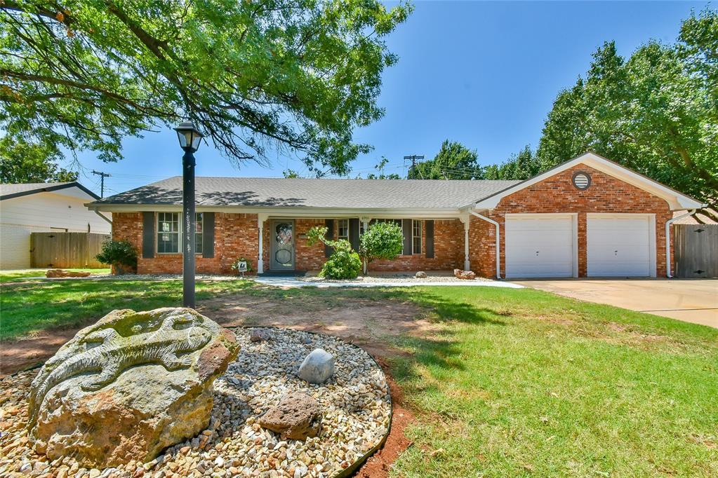 Amazing remodel in Edgewater just blocks from Lake Hefner walking and biking trails & Stars & Stripes Park! Award winning builders personal home (2005 COHBA builder of the year)  & professionally remodeled by 2nd generation luxury builder this home has been in the same hands since 1964! Step into a timeless classic with beautiful modern updates! Huge open double living to kitchen floor plan with versatile space & original wood burning fireplace! Floors are a combo of luxury vinyl plank and premium carpet! Kitchen features granite counter tops, stainless steel double oven, 4 burner stove & vent hood, new dishwasher & beautiful decorative backsplash with built in hutch & great cabinet space! 3 beds & 2 baths with all rooms on one side of the home & large spacious Master Suite! The backyard has a large covered patio & outdoor bricked grill for entertaining or anything you desire along with a large side space & patio that has enough room to store a boat or toys! The garage is extra deep (25+ feet, 525 sq) with extra cabinets & storage & double remote garage door! Privacy fence all the way around & sprinkler system add to the outdoor amenities! Additional features include BRAND NEW ROOF, new lighting/fixtures, fresh paint, inside utility room & walk-in pantry with plenty of good cabinets & storage, large oversized 50 gallon hot water tank & all new pex plumbing ran overhead with individual inside shut offs!! Come check it out ASAP, properties this nice don't come available often!