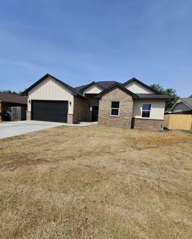 Stop paying rent!!! Come see this beautiful 4 bedroom home and check out the new features that this new house offers such as: tile floors throughout the house, quartz countertops, and kitchen island. Master bedroom offers a spacious bathroom with double vanity sinks, walk in shower, and a large walk in closet. Moore Public Schools and in walking distance to Moore High School! It's buyer's responsibility to verify all information.  Call to schedule a showing today.