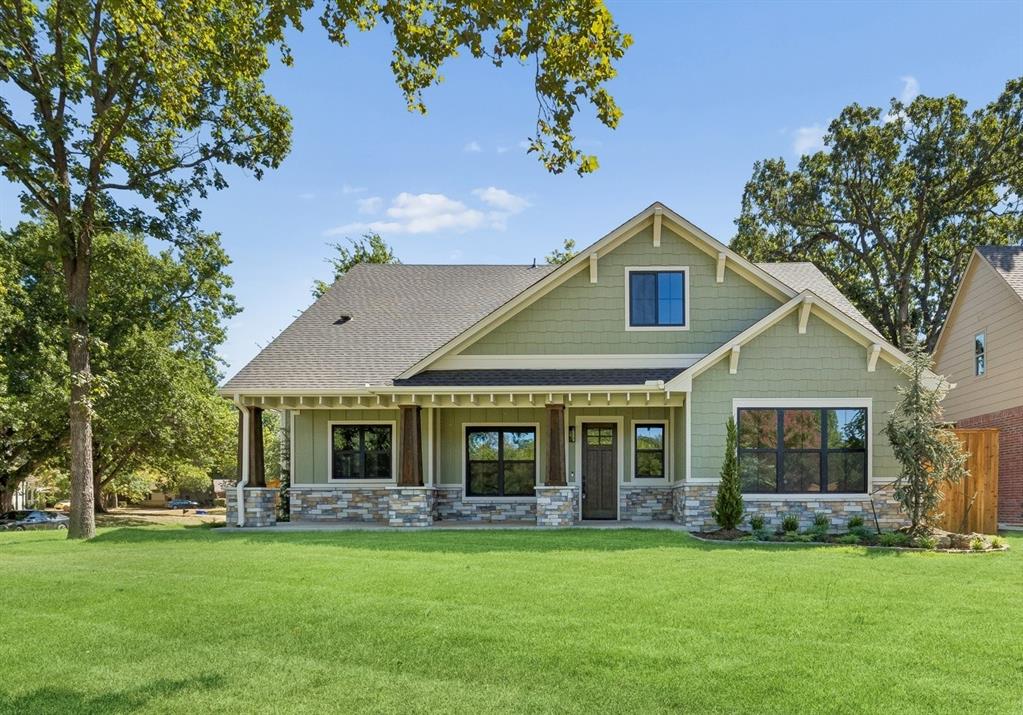 Ultra-rare new construction walking distance from OU Campus and Greek Row.The main living space offers 4 spacious bedrooms and 3.5 bathrooms, thoughtfully designed with hardwood floors, custom tile in every bathroom, premium appliances, an oversized garage, and abundant attic storage. Situated on a beautiful corner lot, the home is surrounded by mature trees that provide exceptional curb appeal.A standout feature is the private apartment above the garage with its own entrance and dedicated HVAC system—perfect for visiting parents, a home office, students, or rental income to help offset your mortgage.Built for luxury and efficiency, the home features full foam encapsulation insulation, 10' ceilings, a gas fireplace, oversized patio slider, pre-wired for security and camera systems, an 8' privacy fence, and a full sprinkler system.Estimated completion date is July 31, 2026 with buyer customization options available prior to completion.Don't miss a rare opportunity to own a brand-new luxury home in one of Norman's most desirable locations.