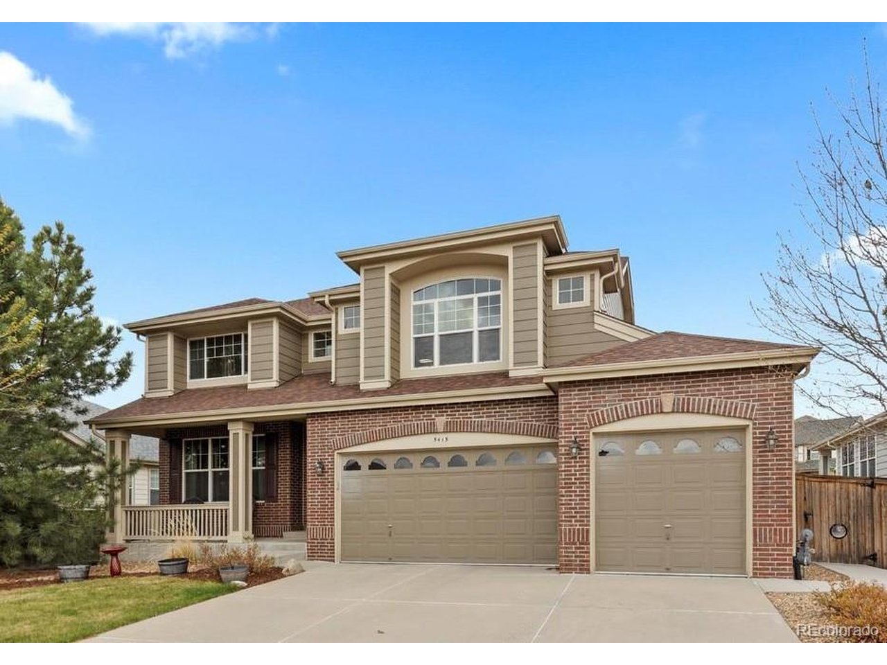 Nestled in the highly desirable Tollgate Crossing community, this stunning two-story home offers a perfect blend of style, space, and functionality. From the moment you step inside, you're greeted by an inviting layout that flows seamlessly from the formal living and dining areas to the heart of the home.The main floor boasts a home office featuring a cozy double-sided fireplace shared with the family room-a warm and welcoming space perfect for relaxing or gathering. The expansive, open-concept family room and kitchen are designed with entertaining in mind. Built-in speakers, both indoors and out, elevate the experience, while the kitchen impresses with its breakfast nook, double ovens, refrigerator, brand-new dishwasher, oversized butcher block island, and a generous pantry. Conveniently located off the kitchen, the laundry room offers ample storage with cabinets and a utility sink. A spacious three-car garage provides plenty of room for vehicles, bikes, tools, and more.Upstairs, discover a thoughtful layout with four bedrooms, all featuring walk-in closets. Two bedrooms enjoy private en suite bathrooms, including the luxurious primary suite. Bedrooms three and four share a well-appointed Jack-and-Jill bath, making this level ideal for privacy and convenience.The full-sized, unfinished basement offers unlimited potential to customize the space to fit your needs, while the outdoor living area is equally impressive. Relax or entertain on the stamped concrete patio, surrounded by an almost quarter-acre lot featuring raised garden beds, a stone wood-burning firepit, and a utility shed for additional storage.This home is a true gem, offering comfort, versatility, and a prime location in one of the area's most sought-after neighborhoods. Don't miss your chance to make it your own!