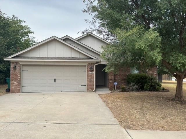 This  home is located in the Country Place addition in SWOKC. OKC utilities, Moore public school district.  Floor design features an open kitchen, dining, living area with gas range and built in microwave.  Master bedroom split from secondary bedrooms with double vanity and separate tub and shower.  Large fenced backyard, pet friendly with additional refundable pet deposit.