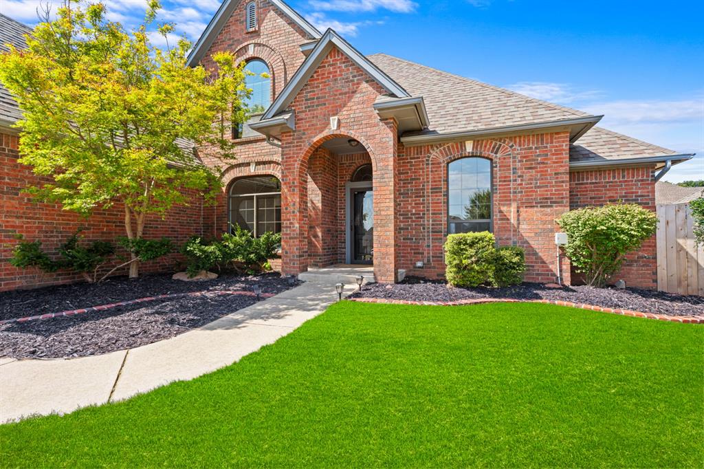 At 3601 Winners Circle, this one has it all. Four bedrooms, three full baths, and a half bath, plus a three car garage, all on a large corner lot in Edmond's establishedSteeplechase addition. Beautiful wood stained trim runs throughout the home, and high ceilings with generous windows keep the main level bright. The floor planincludes a private study behind French doors, a formal living room off the entry, and a second family room in the back with an electric fireplace and an updated woodslat accent wall. The kitchen carries the same wood cabinetry with built-in stainless appliances. The primary suite sits on the first floor for privacy, with a soaking tub,separate shower, private toilet room, and walk-in closet. Upstairs are three more bedrooms and two full baths. Brand new carpet was installed 7/26 in the bedroomsand the upstairs hallway/staircase. The backyard is fully fenced and shaded by mature trees, with room for the patio, a pool, and yard to spare. It's one of the few flatlots in the neighborhood. HVAC was replaced in 2025. The location works from every angle: minutes from the interstate, close to Edmond's new east sidedevelopments, directly across from Edmond's golf club, and zoned for the Edmond school district, consistently rated among the best in the state. Steeplechase itself hasa pool, playground, greenbelt, and walking trails, with community events throughout the year, and the kind of settled-in, established feel that's hard to find in newerneighborhoods. Schedule a showing today!