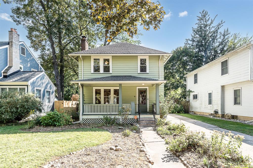 Looking for a charming Normal Park home on a tree-lined street? Look no further! The extraordinary 1117 Pearl Street offers a gorgeous kitchen and 3 full, remodeled baths along with original hardwood floors, 5-panel doors, a beautiful staircase, living room with neat fireplace surround, and abundant natural light. The cook's kitchen is outstanding with high-end cabinetry, Thermador fridge, Fisher & Paykel 2-drawer DW, gas range w/beautiful hood vent, wall oven, warming drawer, and large pantry. An addition off the kitchen includes a family room, mudroom, and full bath - all with Andersen Windows. Upstairs, the big primary suite features Andersen Windows on 3 sides, a full bath with walk-in shower, and access to a private 2nd-story porch. 2 additional bedrooms, another updated full bath, and laundry complete the upper level. Additional perks include a whole-house generator, one-car garage, and partially fenced yard. This home is a rare blend of historic charm and thoughtful updates!