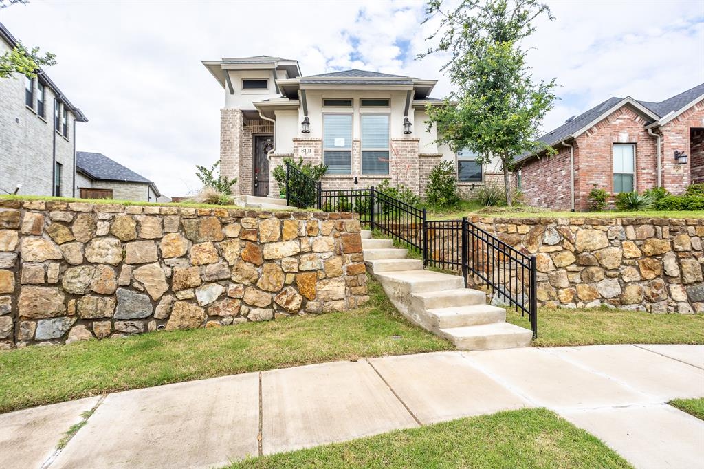 Located in the highly sought-after Trinity Falls community, this beautifully designed single-story home offers the perfect blend of comfort, functionality, and outdoor living. Featuring 3 bedrooms and 2 bathrooms, the open-concept floorplan seamlessly connects the kitchen, dining, and living areas—ideal for both everyday living and entertaining. The kitchen overlooks the heart of the home, creating an inviting space for gatherings and conversation.The spacious primary suite is thoughtfully designed with custom-built closet systems and a spa-inspired ensuite bath complete with dual sinks, a walk-in shower, and an upgraded rain showerhead for a luxurious touch. Step outside to enjoy the oversized backyard with a detached garage and an added covered pergola, providing the perfect setting for outdoor entertaining, relaxing evenings, or weekend get-togethers. Conveniently located near community amenities, trails, parks, and schools, this home combines modern comfort with the lifestyle that McKinney buyers are looking for