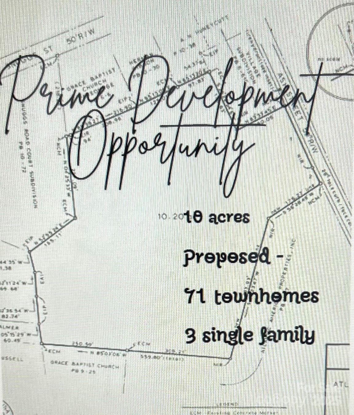 Prime Development Opportunity in Rapidly Growing Albemarle, NC. Developers, investors, and builders—this is your chance to secure 10 acres in one of Albemarle’s most promising growth corridors before the major boom hits. Zoned R-6, this property is tailor-made for high-demand multi-family or townhome development. A preliminary concept plan has already been drafted, outlining a community featuring 71 townhomes and 3 single-family homes. Significant groundwork has been completed to streamline your path to development, including:Partial topographical and boundary surveys - Utility locates completed - As-built information gathered - Several easements negotiated - Engineering design phase approximately 60% complete. All completed materials along with the contact information for the civil engineer who performed the work can be shared, offering a valuable head start. New development plans will need to be finalized and submitted for approval—but much of the foundational work is already in motion.Location Highlights: This site offers exceptional convenience—just minutes from the hospital and medical facilities, shopping, dining, schools, and historic downtown Albemarle. City of Albemarle utilitities are available with install and tap fees.Don’t miss this opportunity to position yourself in Albemarle’s next major growth area.