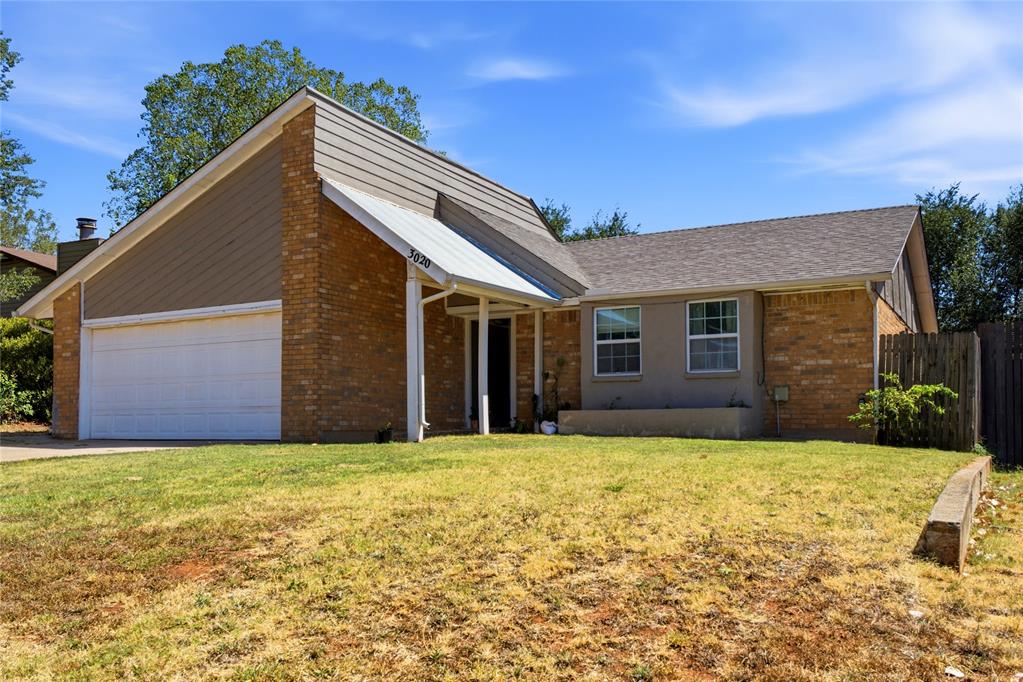 **Move-in ready and full of great features!** Inside you'll find well-maintained flooring throughout, giving the home a clean, cared-for feel. The kitchen is a standout, featuring granite countertops, updated cabinets for extra storage, and a modern vent hood — all part of a past renovation that's held up beautifully. The bathroom also features granite countertops. Major systems including the windows, HVAC, and water heater were replaced as part of that same update and remain in great working condition, taking some of the biggest expenses off your plate.Cozy up by the fireplace with its charming cedar-wood mantel shelf, or entertain in style at the built-in granite bar/buffet station with additional cabinetry — perfect for hosting family and friends. Outside, enjoy the landscaping and tile along the front porch that add to the home's curb appeal.Location doesn't get more convenient: just minutes from Tinker AFB, Downtown OKC, and the shopping, dining, and entertainment along I-240. Walk to the elementary school and Metro Technology Center, or head over to Trosper Park & Golf Club in five minutes flat.Well-maintained and priced to sell — this home won't last long. Schedule your showing today!**lease purchase and owner finance options are available, offered by third party**