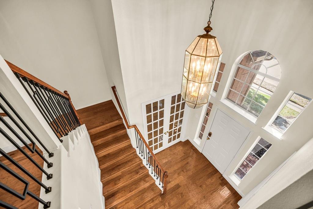 2014 Fox Glen is a Immaculate Jewel in Allen, Texas within award-winning Plano ISD and walking distance to Beverly Elementary. Ideally located just minutes from Hwy 75, 121, and the North Texas Tollway, plus prime shopping and restaurants. This spacious 4-bedroom, 2.5-bathroom home offers 1 living area, Office, 2 dining rooms, and has been meticulously maintained with over $200K in luxury upgrades. The 4th bedroom upstairs has been style as the media room with led lighting and adobe sound system. The fully renovated kitchen is the heart of the home, featuring striking black Agatha granite countertops, marble backsplash, KitchenAid appliances, extra-large pantry, and gorgeous porcelain tile floors. The open layout flows into a large family room with a custom fireplace and mantle, while the formal dining and breakfast areas provide both elegance and comfort.

The spacious master suite is a true retreat with, plenty wall space for a seating area and dressors, a completely remodeled spa-inspired bathroom featuring quartz counters, custom cabinetry, oversized walk-in shower with designer tile, and a spectacular 19-foot California Closet. Handscraped hardwood floors throughout the first level, updated stairway with rod iron spindles, and upgraded powder bath with marble tile and grass cloth wallpaper showcase the home’s refined finishes. Upstairs offers 3 bedrooms, including one converted into a custom media room with LED lighting and speakers.

Outdoor living is equally impressive with an extended patio and pergola, floating patio, beautifully repainted 8-ft fence (2024), and storage shed. Additional upgrades include epoxy garage flooring, overhead storage, insulated garage doors with quiet openers, new roof, gutters, Trane HVAC system, and updated fixtures throughout. This home combines elegance, comfort, and thoughtful design every detail has been enhanced with elegance and style. Don’t miss this rare opportunity to own a move-in ready home that truly has it all!