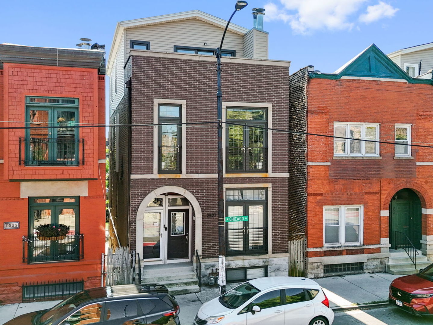 Welcome to this beautifully designed 3BD/3BA duplex-up condo in the heart of West Town! All bedrooms are en Suite, each with private patios.  2 Tandem parking spots in back of building via alley. Features include updated finishes, hardwood flooring, large windows throughout allowing for abundant natural light!! Main Floor laundry closet and ample storage! Close to all the vibrant attractions of West Town!