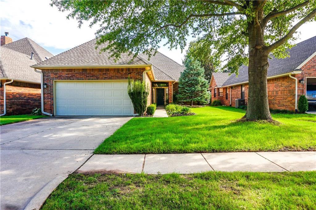 A very private dwelling offering a unique living experience is found at 1009 Riviera Drive, located in south central Norman, Oklahoma. The residence thoughtfully incorporates two bedrooms, each on opposite ends of the home, inviting occupants to create their own serene haven. Convenience and practicality are evident with the presence of two full bathrooms, and a terrific open floor plan for entertaining or daily routine.  The Owner's suite includes a large soaker tub & freestanding shower.  Further enhancing the independent living experience, this single-story residence, constructed in 1995, includes a two-car garage and ample room for storage. This property offers a carefree lifestyle for its discerning occupant in this small, exclusive neighborhood just minutes from OU and The Trails Golf & Club.  HOA mows front & back, upgrades include fully fenced back yard with brick pillars, center island gas cook top, gorgeous white tile, white pine & brick floors.      River Chase interior walk around, gardens, pool & clubhouse provide residents with a secluded environment and friendly neighbors. The fireplace is two-sided shared by the LR & office. A large kitchen built-in hutch with desk space is so inviting and convenient!   Tour soon, this combination of privacy and elegance won't last long.    Disclosures include the dishwasher being replaced prior to closing.   This community is primarily owner-occupied homes.