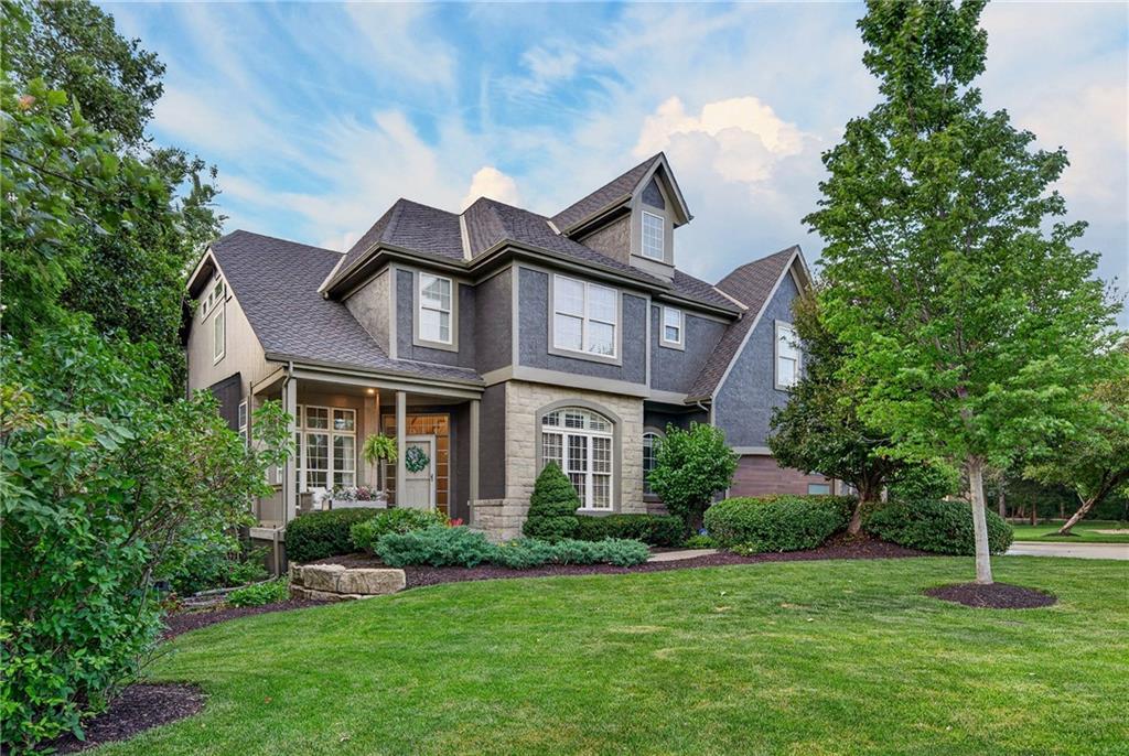Beautifully updated 2-story home in the highly desirable Cedar Glen neighborhood of Cedar Creek! Offering 5 bedrooms, 4.5 baths, and over 4,000 sq. ft. of finished living space, this home has been refreshed inside and out with extensive interior updates, new exterior paint, and new garage doors. A grand entry with a striking curved staircase opens to two versatile main-level office spaces, hardwood floors, and an open great room with custom built-ins, expansive windows, and beautiful treed views. The chef’s kitchen features a large center island, quartz countertops, stainless steel appliances, and generous cabinetry. Upstairs, the spa-inspired primary suite impresses with an oversized zero-entry shower with dual shower heads, freestanding tub, and large walk-in closet. The fully remodeled walk-out lower level offers a spacious rec room, built-ins, wet bar, entertainment space, 5th bedroom, and full bath. Upper and lower decks overlook the expansive, fenced backyard and peaceful treed setting. Beautifully finished and truly move-in ready!