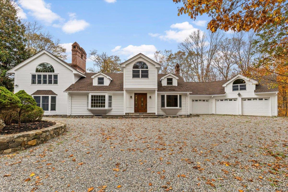 Gorgeous, Colonial style home with 4-bedrooms, 4.5 bathrooms, living room w/ fireplace, den w/fireplace, 1st floor guest room/study w/ fireplace, (3) oversized  2nd floor bedrooms, including master bedroom suite w/ fireplace, finished basement with fireplace, 3-car garage on 4 acres. Don’t miss this opportunity!