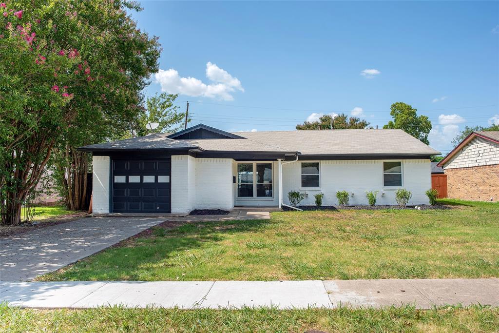 Beautifully renovated in 2025, this Richardson Heights home combines timeless neighborhood charm with fresh, contemporary design and an open layout that feels both inviting and functional. Professionally staged by Stageology — all furnishings remain for showings.The open-concept living space is anchored by a stunning kitchen featuring a large quartz center island, abundant cabinetry, stainless steel appliances, and gas cooking — ideal for entertaining or everyday living. Luxury vinyl plank flooring, updated lighting, and contemporary finishes extend throughout the home.The spacious primary suite features a beautifully updated ensuite bath with dual vanities, while the secondary bathroom includes a tub-shower combination. A convenient half bath provides added flexibility for guests. Two additional bedrooms offer space for guests, a home office, or changing needs.Outside, enjoy a generous backyard shaded by mature trees, with plenty of room to relax, entertain, or play. New windows and thoughtful updates throughout enhance the home's comfort, style, and functionality.Conveniently located near Belt Line Road, US-75, Cottonwood Park, shopping, dining, and Richardson ISD schools, this move-in-ready home offers an exceptional combination of location, modern design, and everyday comfort.