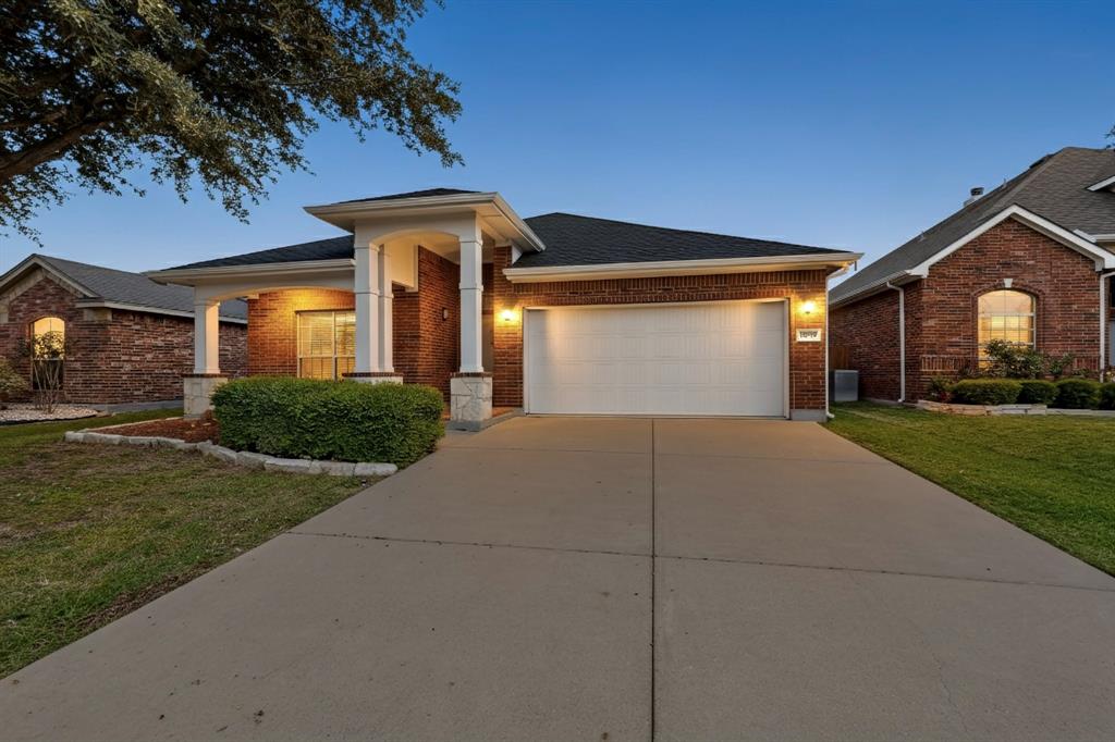 BEAUTIFUL AND WELL MAINTAINED HOME WITH TONS OF UPGRADES! Gorgeous stonework on the pillars leading to front covered patio entry. Large open floorplan with amazing cabinets, granite countertops with an island, stainless steel appliances and a large skylight in the kitchen. Other upgrades include wiring for surround sound, custom art niches, 2 inch blinds, rounded corners and arched openings! Great split floorplan with a big master suite with 2 sinks a separate shower, a garden tub and a large walk-in closet. Home has 3 bedrooms and an office too! Great location with easy access to Boat Club and 287 and walking distance to Boswell High School. Great home with a bunch of upgrades. New roof Aug 2025. New HVAC System 2024. Don't miss out!