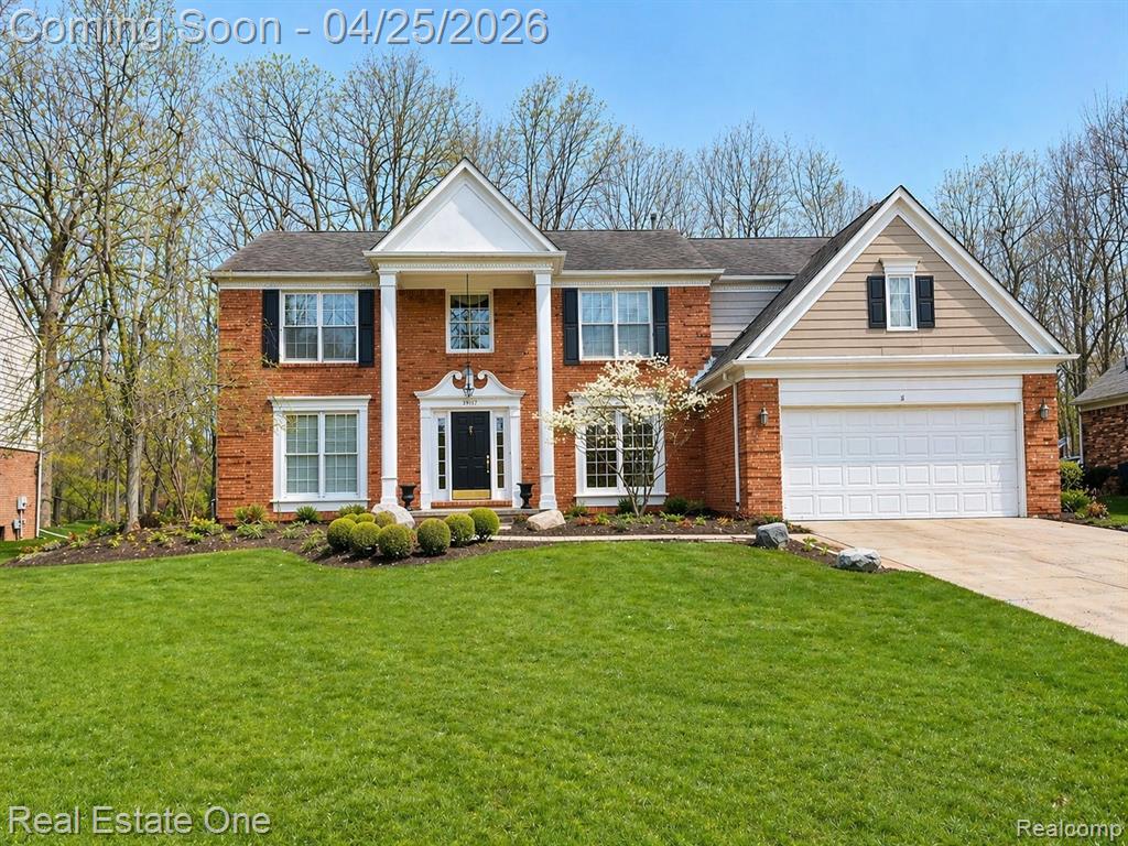 Beautiful brick home with cathedral ceilings and spacious living areas. The kitchen features granite countertops and plenty of cabinet space for storage. A finished basement provides additional living space, perfect for a recreation room, home office. Enjoy a nice-sized backyard, ideal for relaxing or entertaining, with convenient access to a nearby neighborhood trail.Buyer and buyer’s agent to verify all measurements and information. These photos have been enhanced with AI