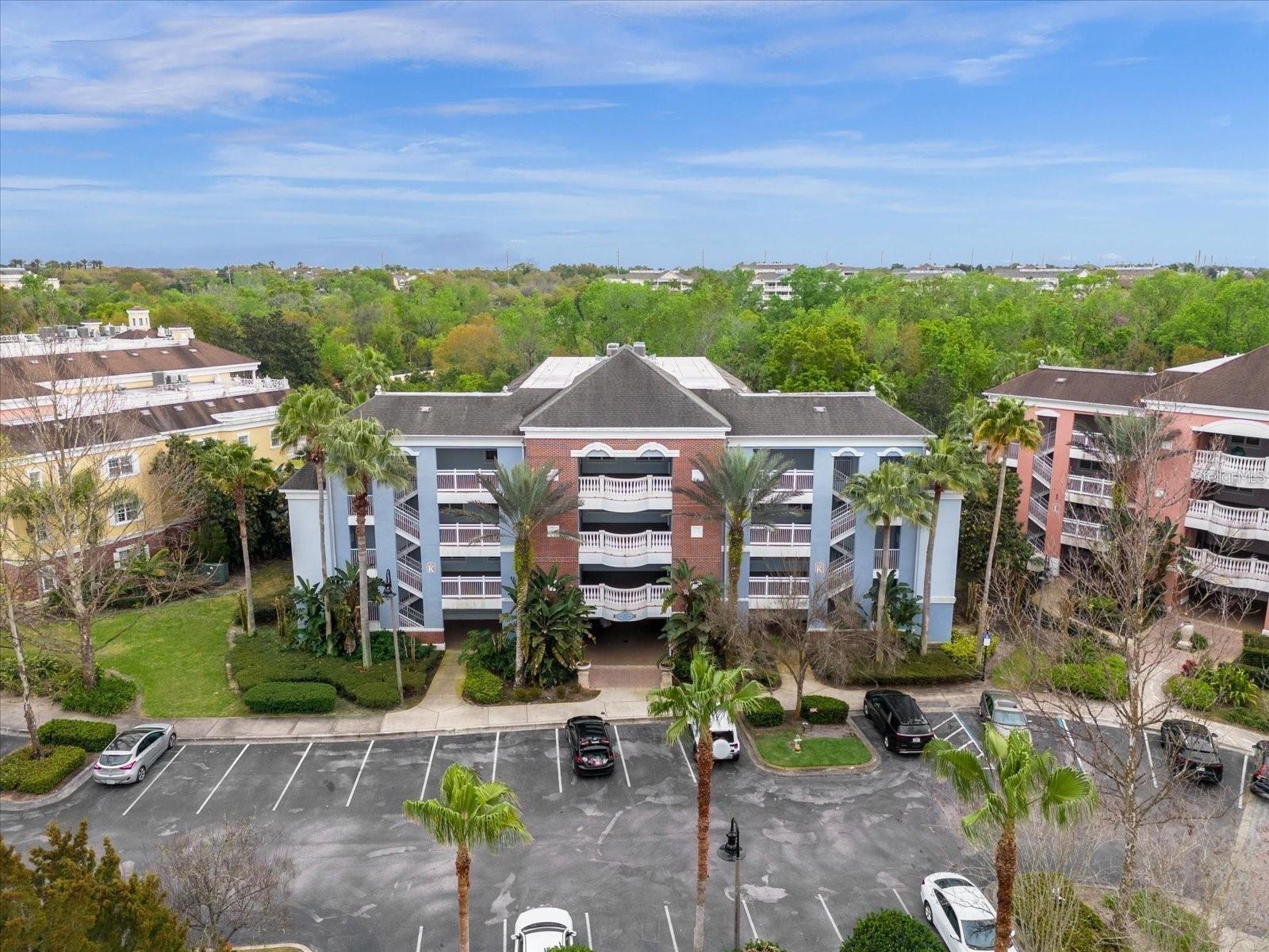 Enjoy the peace and tranquility of your very own private condo adjacent to the WATER PARK. This spacious 3-bedroom, 3 bath condo is located on the 3rd floor of the Whisper Way South Villas in Reunion Resort featuring a newly installed LVP in Living Room area. Enjoy the large balcony that provides  lots of light and picturesque views of the private and quiet conservation view to be enjoyed either as a full time resident or as a vacation rental. Your new condo is just steps away from the multi million dollar water park at Reunion Resort. This home offers granite counter tops throughout and all end units have their very own private storage room right by the front door. Reunion Resort Members take advantage of the 3 signature golf courses, tennis center, state of the art water park with lazy river, 11 community pools, 5 restaurant areas, playground, organized activities and so much more. The resorts proximity to all of the major theme parks, especially Disney World being just 6 miles away, makes this vacation community a top choice for visitors of all ages.