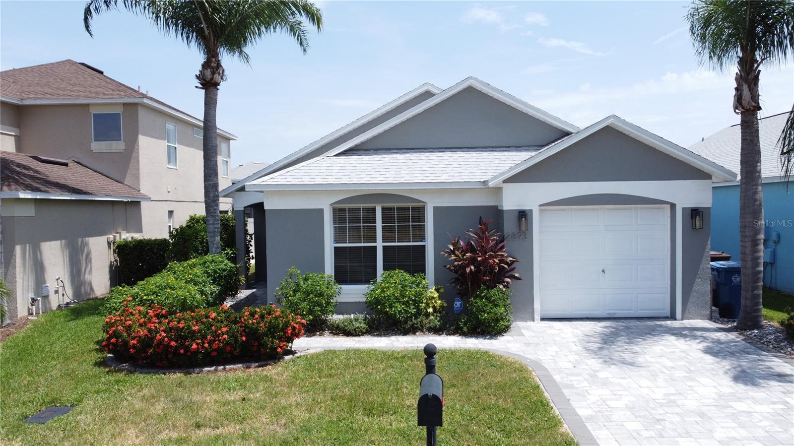 This beautifully updated 3-bedroom, 2-bathroom home is truly move-in ready and offers exceptional value in the sought-after gated golf course community of Southern Dunes. With pride of ownership evident throughout, the home features a long list of recent upgrades including a newer roof, newer AC and water heater, luxury vinyl plank flooring, resurfaced private pool with upgraded mosaic tile, and a fully renovated kitchen with modern finishes. The layout is single-story for ease and comfort, with a bright open floor plan connecting the living area, kitchen, and dinette. The spacious master suite overlooks the screened pool deck and includes an ensuite bathroom, while the two additional bedrooms share a well-appointed guest bathroom. Enjoy peace and privacy with no rear neighbors, plus a beautifully landscaped garden in both the front and back, mature planting, and a paver driveway and walkway for added curb appeal. Located in a guard-gated community with tennis courts, walking paths, and stunning golf course views, this home would make an ideal primary residence, second home, or short-term rental. Easy access to I4, plenty of shopping nearby with big box stores like Walmart, BJ's, Target and more. There is a movie theater in nearby Posner park and great local medical facilities. The hard work has been done, just bring your suitcase and start enjoying the Florida lifestyle.