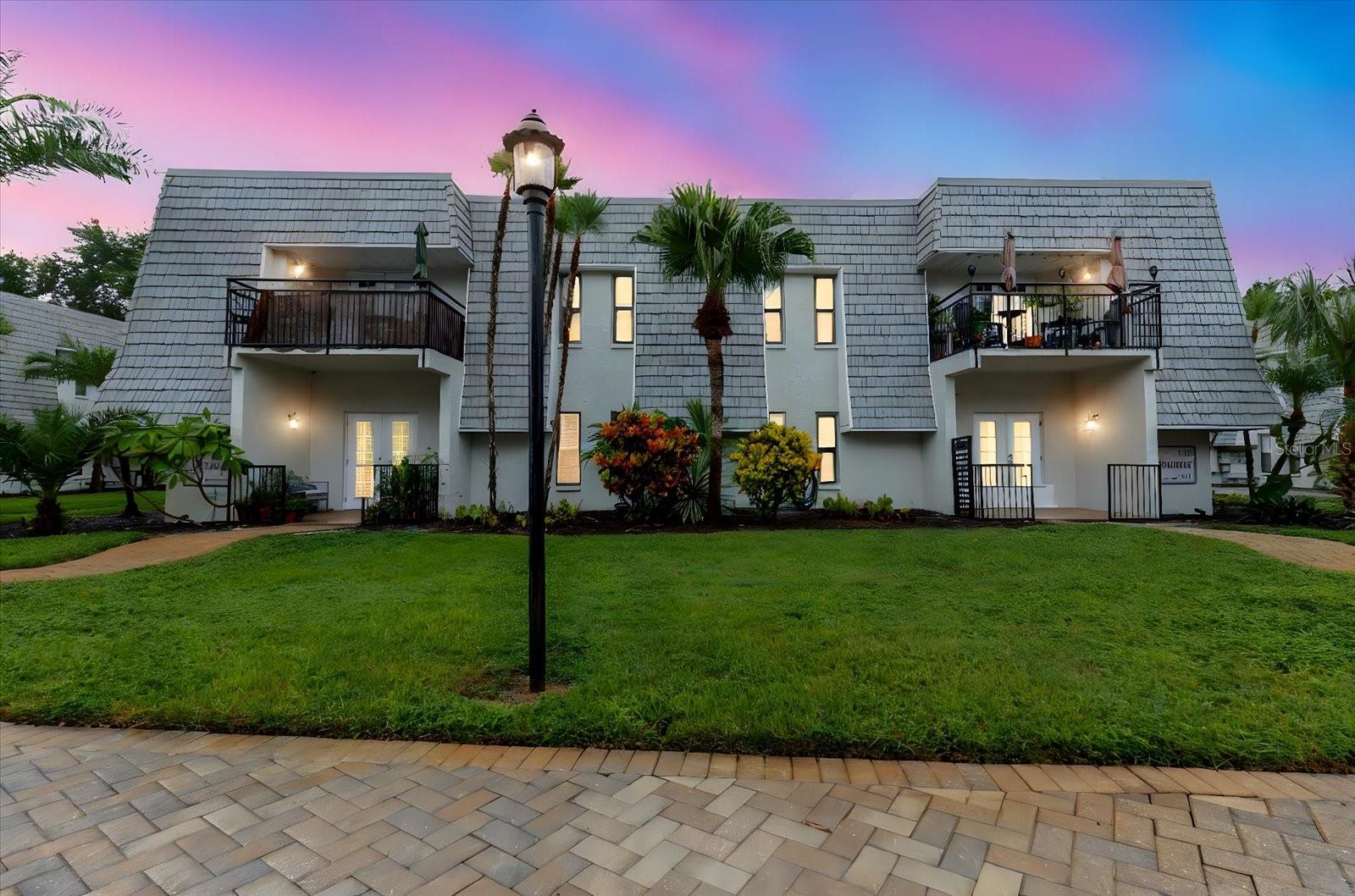 Welcome to Victoria Palms, where comfort meets convenience in the heart of Dunedin.  This beautifully maintained 1-bedroom, 1-bath condo offers a bright, open layout with a spacious living a dining area, perfect for both relaxing and entertaining. The kitchen provides ample cabinetry, soft close doors, granite counter space, along with a breakfast bar for casual dining.  

Enjoy Florida’s year-round sunshine from the deck, an ideal spot for morning coffee or evening unwinding.  The entire unit has ample closet space, with shelving to accommodate all your needs. The large bedroom features windows overlooking the pond, giving peace and tranquility while relaxing.  Just across from the bedroom is the full bath, with granite sink counter, and a nicely appointed storage surrounding the vanity.  The thoughtful floor plan makes excellent use of every square foot.  

This home is being conveyed partially furnished, allowed for a smooth and easy move-in.  Victoria Palms is a pet-friendly gated community, offering a dog park, heated pool, clubhouse, and lush tropical landscaping- all just minutes from Downtown Dunedin’s shops, dining, parks, and the Pinellas Trail.  HOA fees include everything except electricity.  Live within a few steps to the Toronto Blue Jays stadium, where you can watch the spring season games all day, enjoy a quiet relaxing evening,  rent in the off season, or simply keep it for yourself.   This unit is an excellent choice for an investment property, seasonal retreat, or your round residence.