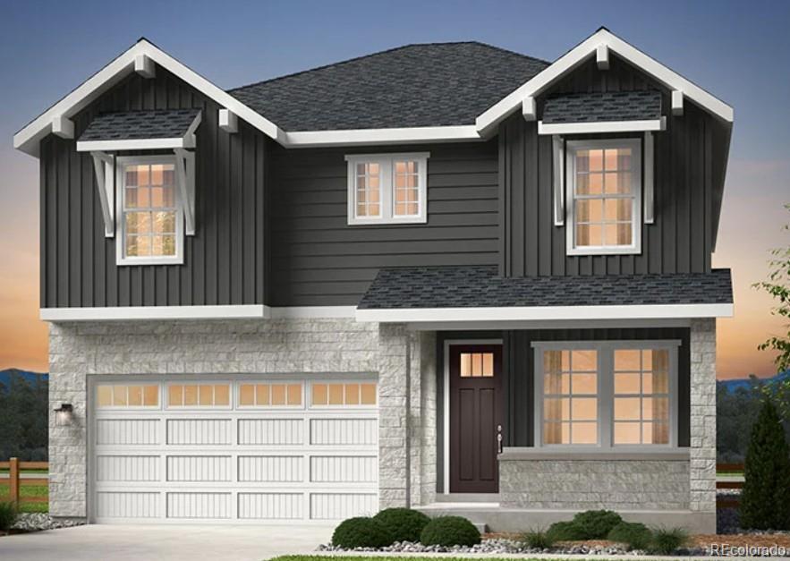 What's Special: Backs to Greenbelt | Close to Amenities | Close to Park | Loft | Gourmet Kitchen | Included Basement. New Construction - July Completion! Built by America's Most Trusted Homebuilder.  Welcome to the Ridgway at 3340 N Denali Street in The Aurora Highlands Town Collection! This new home greets you with a welcoming foyer where a secondary bedroom and full bathroom sit just off the entry. At the heart of the home, the great room features soaring ceilings and flows seamlessly into the gourmet kitchen with a center island, expansive walk-in pantry, and adjacent dining area. Sliding doors from the main living space open to the outdoor patio, extending your space to relax or gather. Upstairs, a central loft connects two secondary bedrooms that share a full bathroom, the laundry room, and the primary suite. The primary suite offers a spa-like en-suite bath and a large walk-in closet, while the unfinished basement provides additional space ready to grow with you. Come home to The Aurora Highlands, a vibrant community in Aurora, CO. Enjoy scenic trails, parks, an outdoor pool, and an onsite school, with future retail and dining on the way. With its own E-470 entrance, you're just 10 miles from DIA and close to downtown Denver and the Tech Center. Explore 21 miles of trails or relax in your private backyard—life here is full of connection. Additional Highlights Include: Downstairs bedroom in place of flex, full bathroom in place of powder room, outdoor patio, freestanding tub and shower at primary bath, built-in I appliance package, additional sink at upstairs secondary bath, extended LVP flooring, and upgraded lighting package. Photos are for representative purposes only. MLS#6395552
