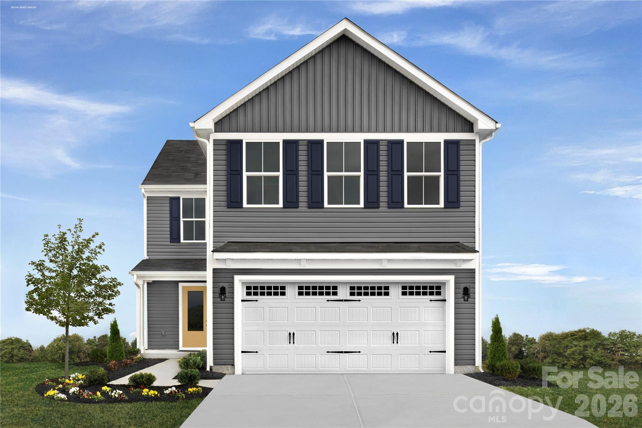 Sunset Creek sits just minutes from I-485, I-77, and Highway 16 — putting Uptown Charlotte, Charlotte Douglas Airport, the U.S. National Whitewater Center, and the Northlake shopping corridor all within easy reach. This is an address that keeps you connected to everything the city offers while coming home to a neighborhood that feels like a retreat. Sunset Creek is a new construction community with a genuine sense of place — a dog park, playground, and sidewalk-lined streets create an environment that's easy to settle into, and with lawn care included in the HOA, low-maintenance living is built right in. The Lily is a four-bedroom, 2.5-bath two-story home offering 1,900 square feet of smart, efficient layout. The open main level connects the kitchen island, dining area, and living room in a layout that works equally well for everyday routines and entertaining, while all four bedrooms are tucked privately upstairs — including the owner's suite with walk-in closet — along with a dedicated laundry room for added convenience. A 2-car garage and private lot round out a home that delivers genuine space at an attainable Charlotte price point. Buyers may take advantage of closing cost assistance when using the preferred lender. Own a brand-new home just 15 minutes from Uptown in one of Charlotte's most commuter-friendly locations — schedule your visit today to see the Lily at Sunset Creek.