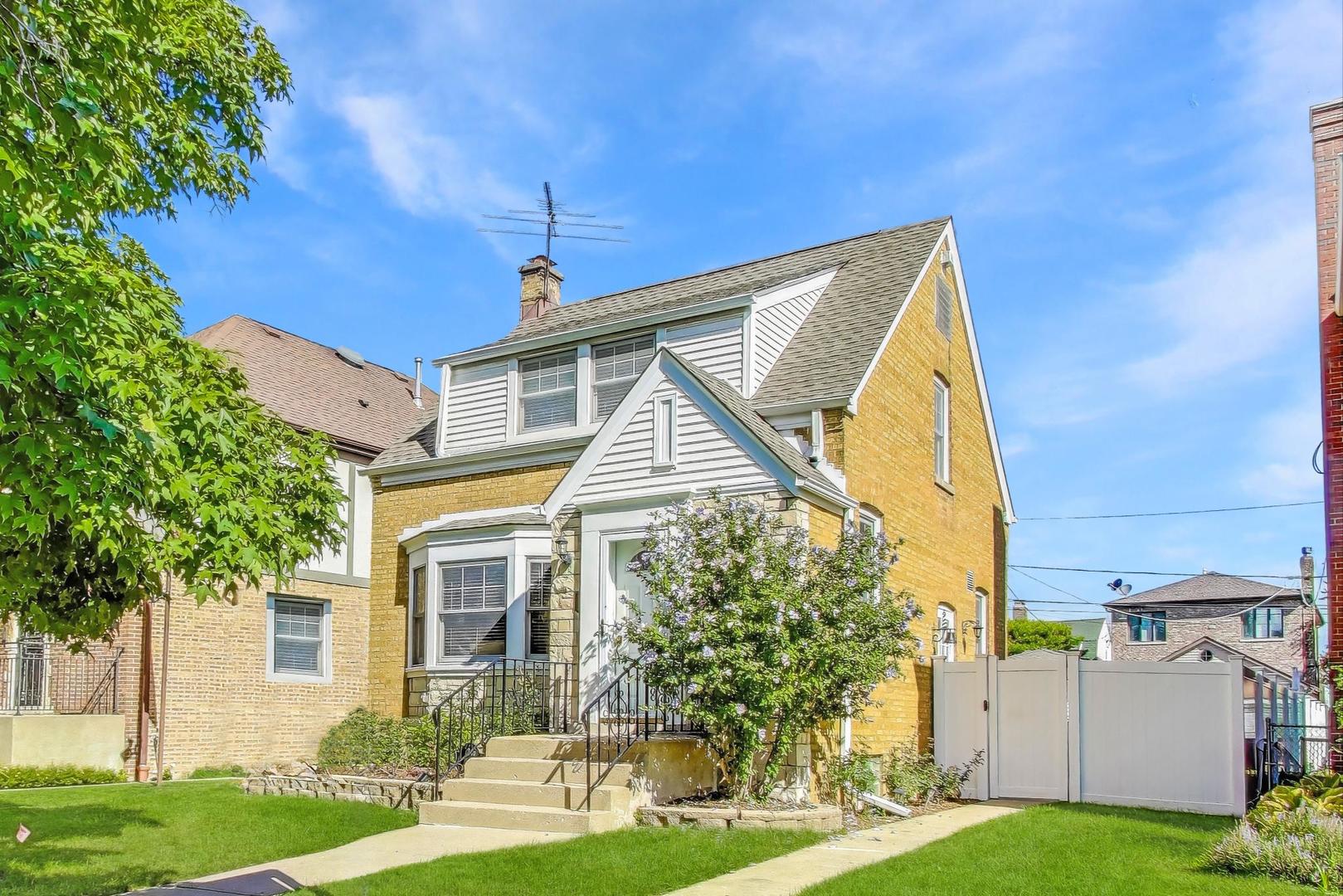 You get more than just a great start here, this home is perfectly maintained and there's nothing to do except enjoy...The charm of the English Cape, the warmth, the natural light, the many added quality touches, the newer kitchen and the newer bath(up); the beautiful, newer gas fireplace with custom built surround, the refinished hardwood floors, the deck, the firepit, the numerous manicured gardens, and still plenty of yard thanks to the 40 ft wide lot. Don't fret about space with a full, finished basement and bath plus a 2car garage. This location is second to none in the invaluable Edison Park pocket for schools, parks, all EP offers plus a walk to UpTown Park Ridge too. Let's not forget the Niles parks, just to the North.