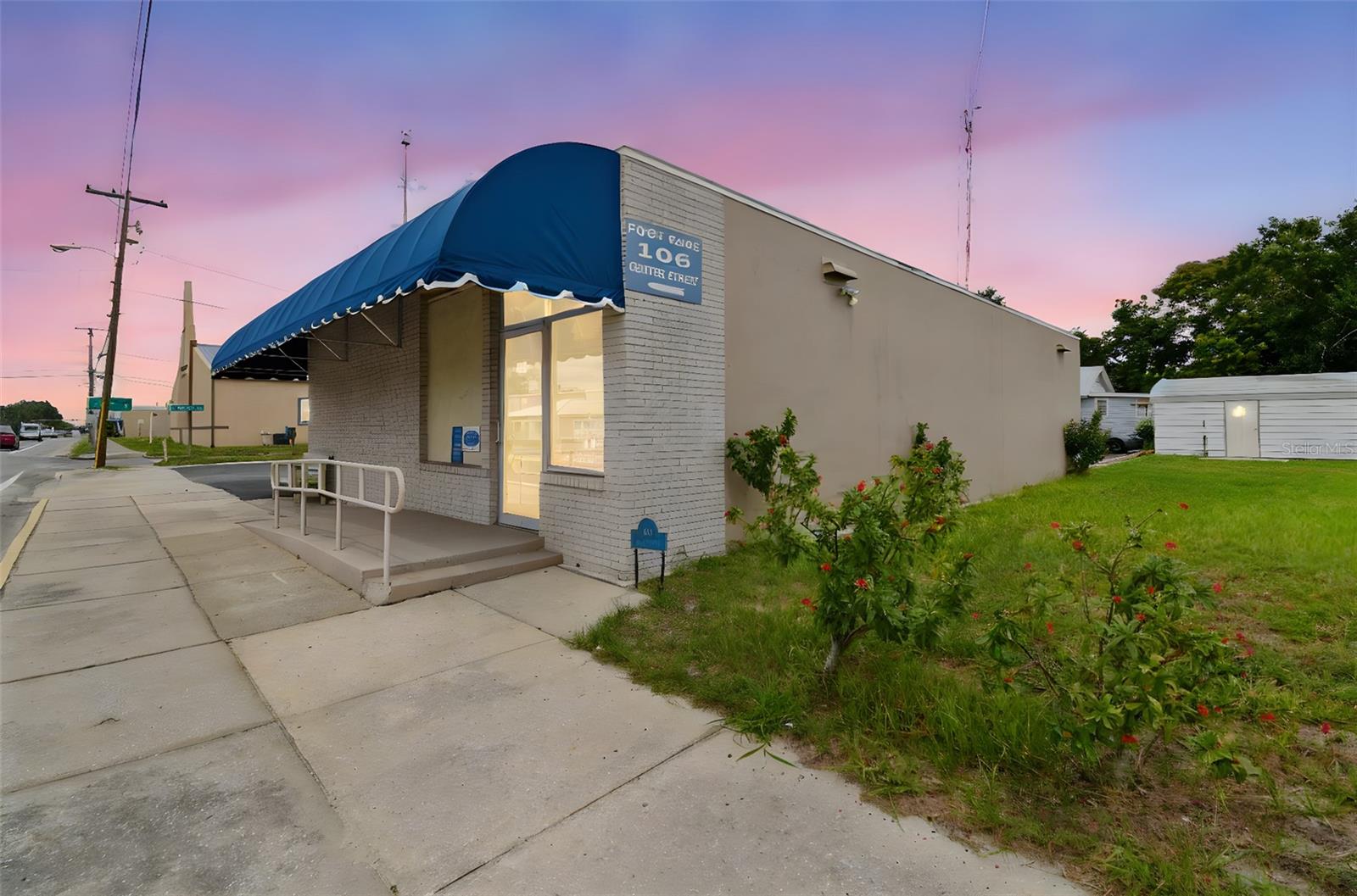 Exceptional Commercial Opportunity with Flexible Design and Prime Location!Here’s your chance to establish or expand your business in a property that blends convenience with functionality. A bright, open interior creates a welcoming setting for retail, office, or studio use, while a private rear office offers space for management tasks or client meetings. Expansion-ready utilities—including existing plumbing that can support additional restrooms—make it easy to customize as your needs grow.Practical features ensure smooth day-to-day operations: a front entrance with ramp access, dedicated parking for staff and visitors, and a location that connects seamlessly to major roadways. Adding even more value, a detached storage building extends your options with electricity, water, a half bath, and dual roll-up bay doors—ideal for inventory, deliveries, or workshop space.This property isn’t just a place to work—it’s a foundation for growth. Whether you’re starting a new venture or scaling an existing business, its visibility, adaptability, and built-in amenities position you for long-term success. Don’t miss the opportunity to secure this versatile space.