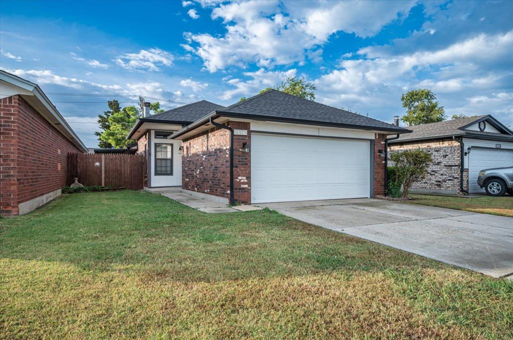 IMMACULATE & Adorable low maintenance patio home that is completely move-in ready! Inside utility with Washer/Dryer new already installed. Refrigerator also comes with home. Gas stove, wine racks and solar light in kitchen bringing splashes of natural lighting.. Vaulted ceiling in living/master. Fireplace in living.  Master has walk-in closet, French doors with iron gate leading out to awesome covered patio and backyard with a cute little storage shed.  2 car garage with garage lift.