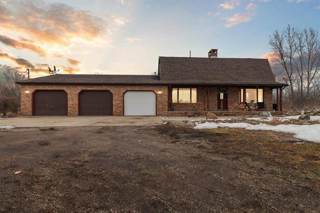 Escape to your private retreat with this stunning 4-bedroom, 3-bathroom home with an attached 3-car garage nestled on 5 acres of peaceful countryside. This spacious and beautifully maintained home offers a perfect blend of modern comfort and rural tranquility. Located about a mile from the freeway, this home is just minutes from the amenities of either Ithaca or Alma/St Louis, and a straight-through drive to work in either Mount Pleasant or Lansing! With an extra-large living room (12x27) and an even more spacious partially-finished basement, there is plenty of room for enjoying family activities or hosting groups of friends. If you are looking for privacy, space, and peace of mind with a whole-house generator, this property is a must see!