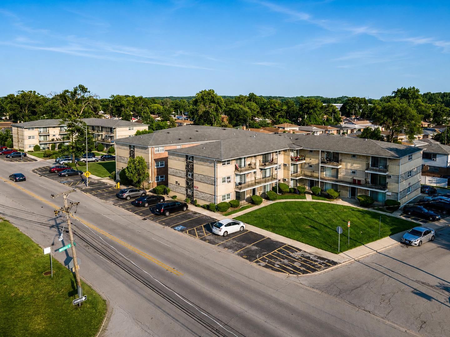 Pleased to present the exclusive offering of Vermont Riverbend Residences, a 60-unit apartment community located at 1025-1049 W. Vermont St, Calumet Park, IL 60827 near the Little Calumet River. This  investment opportunity consists of 3 contiguous, 20-unit yellow brick flexicore buildings totaling 60,459 SF and offering a desirable unit mix, strong in-place income, and significant upside potential through a light value-add repositioning strategy.    The property offers 68 off-street parking spaces, private balconies for each unit, and convenient on-site laundry facilities. The community features a well-maintained exterior with excellent curb appeal in a quiet residential neighborhood, supported by recent capital improvements including newer roofs, upgraded common areas, and unit renovations with new flooring, appliances, and fixtures.    Unit Mix & Rents  (20) Two-Bedroom / One-Bath Units  (40) One-Bedroom / One-Bath Units     Investment Highlights    2 buildings situated side-by-side and the 3rd located directly across the street - Efficient layout with Flexicore construction for durability and noise reduction.    Attractive Unit Features - Balconies for all units, modernized finishes in renovated apartments, and on-site laundry facilities.    Strong Upside Potential - Below-market rents present opportunity for rental rate growth to market levels through continued interior upgrades.    Recent Capital Improvements - Newer roofs, updated common areas, and renovated units with new flooring, appliances, and fixtures.    Desirable Suburban Location - Nestled in a residential neighborhood with strong tenant demand and convenient access to transportation, retail, employment centers, and the Little Calumet River    Vermont Riverbend Residences presents investors with a stabilized, cash-flowing asset in a strong rental market, with the added advantage of immediate light value-add potential to push rents and increase returns without major capex.