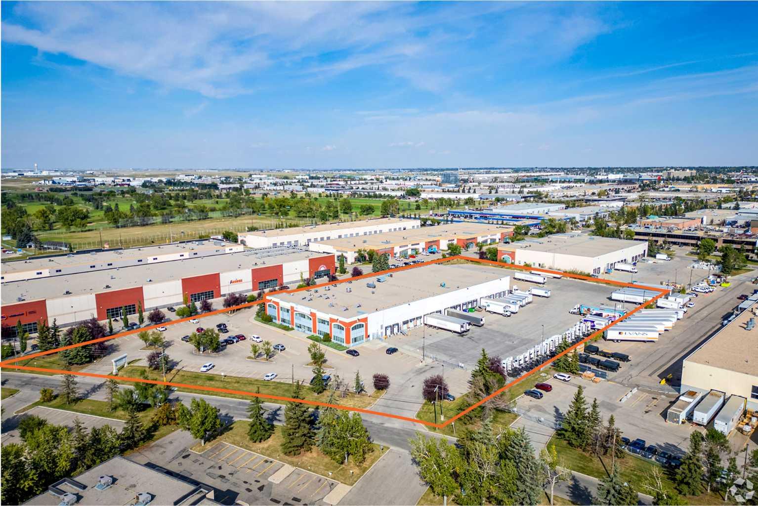 This 55,276 SF CFIA-approved production facility is situated on 6.11 acres in the South Airways Industrial Park and offers a rare combination of cooler, freezer, and food production space, with substantial upgrades completed in 2022. The property features an excellent dock door ratio ideal for distribution and cross-docking, including 20 dock doors, 26 courier dock doors (currently closed off), and two drive-in doors. It includes 12,479 SF of well-appointed office space over two floors with multiple private offices, boardrooms, and washrooms on each level, as well as 42,797 SF of warehouse space comprising processing areas, cooler and freezer areas, loading docks, and general warehouse space. The building is equipped with recently upgraded power to approximately 1,200 amps, 600 volts, three-phase (to be confirmed), and an ESFR sprinkler system throughout. The site offers 107 parking stalls and 40 trailer storage stalls, along with the potential to expand the building by approximately 20,000 SF. The property provides convenient access to 12 Street NE, 32 Avenue NE, and Deerfoot Trail NE, with availability negotiable and further details available in the brochure.
