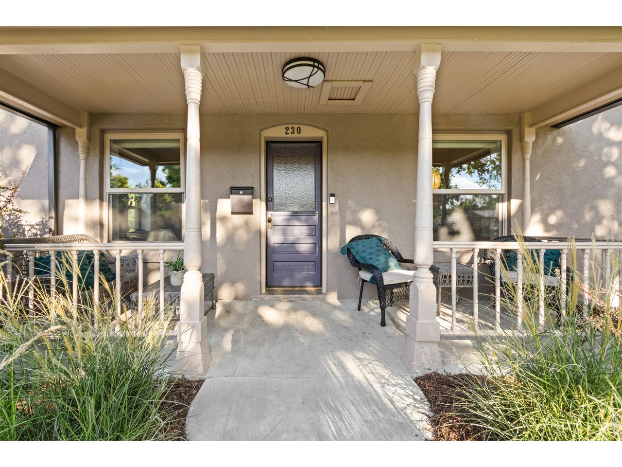 Welcome to 230 N. Loomis Avenue, a thoughtfully updated 1910 home that blends historic character with modern comfort and inviting outdoor spaces. Set on a .15-acre lot adjacent to a side alley, it offers added space and privacy in a quiet Old Town location, just a 20-minute walk from Old Town Square and less than 10 minutes by bike from New Belgium, with bike-path access the entire way. This well-cared-for home has been extensively improved, including full interior paint (9/2026), HVAC inspection/cleaning (9/2026), fireplace maintenance (11/2025), kitchen, windows, bathrooms, plumbing, electrical, furnace, air conditioning, siding, stucco, fencing, sprinkler system, and landscaping, plus a new Class 4 roof and sewer repair (2022). Pre-inspected for added confidence. The kitchen is the heart of the home, connecting the dining room, backyard, upper level, and adjoining living spaces. Beautifully updated with quartz countertops, soft-close cabinets and drawers, a gas range, floating hood, and stainless steel appliances. A main-floor bedroom, bathroom, and laundry provide the option for main-level living. Upstairs, the primary bedroom features vaulted ceilings and a private ensuite with a full bath and double vanity. A second bedroom offers mountain views and a walk-in closet, making it equally well suited for a home office. The third bedroom, also with a walk-in closet, has been enjoyed as a comfortable TV room and second living space. Outside, enjoy fenced front and back yards, a rear deck, mature trees, irrigated raised garden beds, and sprinkler systems in both yards. The side alley creates additional separation from neighboring homes. The one-car, alley-loaded detached garage includes built-in storage and an additional off-street parking space. Zoning may also provide an opportunity to add an ADU or expand the garage, subject to city approval. The work has been done for you. All that is left is to move in and start enjoying the unique experience of Old Town living.