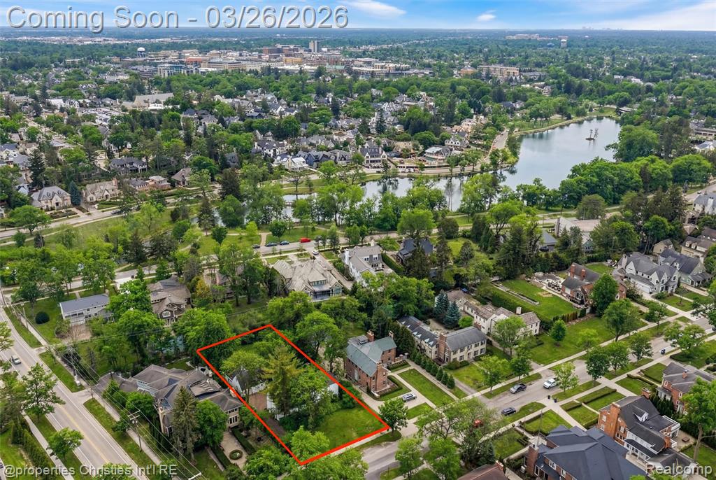 Build your Dream Home on a Rarely Available Oversized .51 acre lot in desirable Quarton Lake Estates! Set on an expansive 22,228 square foot lot, with approximately 90 feet of frontage and an impressive 233 feet of depth, this property provides an extraordinary opportunity to design and build a substantial luxury residence. The Gently Sloping Backyard provides the potential for a highly desirable Walk-Out Lower Level ~ a coveted feature that is seldom found in the area. The existing residence offers the unique option to preserve and incorporate architectural character into a new vision, or reimagine the property entirely as a premier new build. Surrounded by Multi-Million Dollar custom homes and mature trees, the setting is both serene and prestigious. Ideally located between Quarton Lake, the Rouge River Trails, and Downtown Birmingham, the property offers walkability to parks, shopping, dining, and top-rated schools, including Quarton Elementary. Whether you are a builder, investor, or homeowner ready to create a one-of-a-kind residence, this property serves as a true blank canvas. Bring your architect, your builder, and your vision—this is an exceptional chance to craft a legacy home in an established, highly desirable community. The residential renderings provided are for conceptual purposes only and not intended to be an exact representation. Buyer shall conduct their own due diligence. The existing home is currently tenant-occupied, please do not walk the property without a scheduled appointment. The house is being sold as-is.