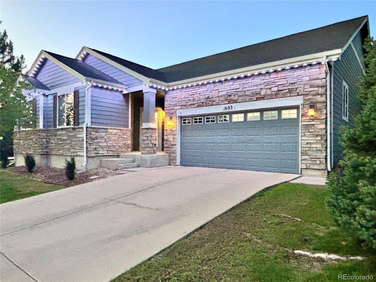 Welcome to this beautiful updated 4-bedroom, 4-bathroom home in the sought-after Vista Ridge community, where thoughtful upgrades meet incredible Colorado living! The moment you step inside, you'll notice the care and attention to detail throughout this spacious home. The large updated kitchen features granite countertops, glass tile backsplash, black stainless steel appliances, and convenient pull-out organizational cabinets, making both everyday living and entertaining a breeze. Updated hardwood flooring and new upstairs carpet add warmth and style throughout the main living spaces. The fully finished basement offers even more room to spread out, including a fantastic game room and additional living space-perfect for movie nights, game days, guests, or hobbies.Retreat to the luxuriously remodeled primary bathroom, designed to feel like your own private spa. Enjoy a stunning rain shower with full glass enclosure, beautiful finishes, and a freestanding soaking tub-a perfect place to unwind at the end of the day.Additional upgrades include a newer roof, newer water heater, EV charger, epoxy-coated garage floor, metal window well covers, and smart exterior lighting surrounding the front perimeter. Step outside and discover an incredible backyard designed for enjoying Colorado's beautiful weather. A spacious concrete patio is perfect for outdoor entertaining, while the private putting green adds a fun touch for golf enthusiasts. And perhaps the most spectacular feature of all-the backyard provides an amazing vantage point for watching the breathtaking hot air balloons that fill the Colorado sky! Enjoy everything Vista Ridge has to offer, Colorado National Golf Course with nearby trails, two pools, parks, and a community center that hosts multiple events throughout the year. This is more than just a home, it's a place to enjoy an active lifestyle, entertain friends and family, and make lasting memories.Come see all this exceptional Vista Ridge home has to offer!