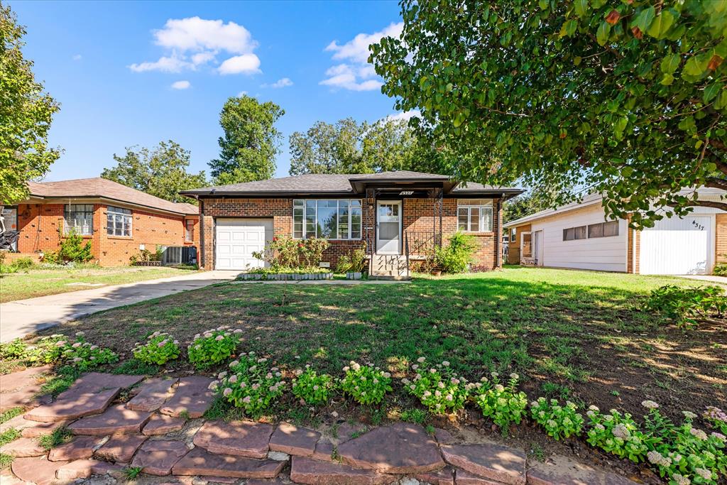 Welcome to 4321 NW 17th Street, nestled in the highly desirable Seven Pennington Addition in Oklahoma City! Offering timeless charm, beautiful natural light, and an exceptional location, this inviting home presents a wonderful opportunity to enjoy the character and convenience of an established neighborhood. Step inside to discover an impressively spacious living room, where an abundance of windows fills the space with natural light, creating a bright and welcoming atmosphere. Beautiful wood flooring extends throughout the main living area and bedrooms, adding warmth, character, and timeless appeal. With its generous proportions, the living room offers wonderful flexibility for comfortable everyday living and entertaining. The charming kitchen features classic white cabinetry, a freestanding gas range, and a cozy eat-in dining area, creating an inviting space for casual meals and gatherings. Two generously sized bedrooms offer spacious closets and beautiful wood flooring. A full bathroom is complemented by additional hallway closet space and convenient storage. The attached one-car garage includes a dedicated utility area with a washer and dryer that remain with the home, providing added convenience and value. Whether you're searching for your first home, looking to downsize, or seeking an investment opportunity, this property offers an appealing combination of charm, functionality, and location. Enjoy the benefits of an established Oklahoma City neighborhood with convenient access to shopping, dining, entertainment, and everyday amenities. A wonderful opportunity to own a charming home with spacious living, beautiful wood floors, and an abundance of natural light in a highly sought-after location. Welcome Home!