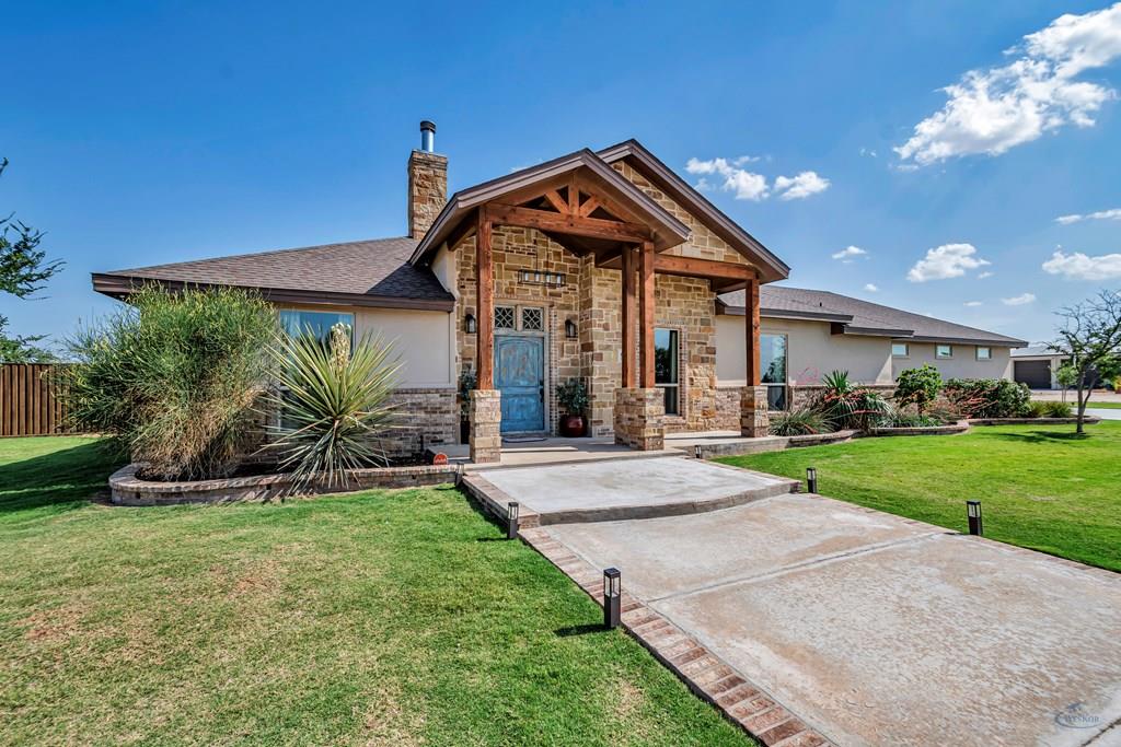 Welcome to your dream home situated on over 3 acres! This spacious 5-bedroom, 3-bathroom residence offers a harmonious blend of comfort and functionality.  The heart of the home includes a huge pantry, providing ample storage space for all your culinary needs. This property boasts an impressive riding pen in the back and 8 horse stalls, perfect for horse owners. Recent upgrades including a newly replaced roof and a freshly installed fence surrounding the backyard, offering both privacy and security. Full irrigation system in yard. Don't miss the opportunity to make this gorgeous home your own!