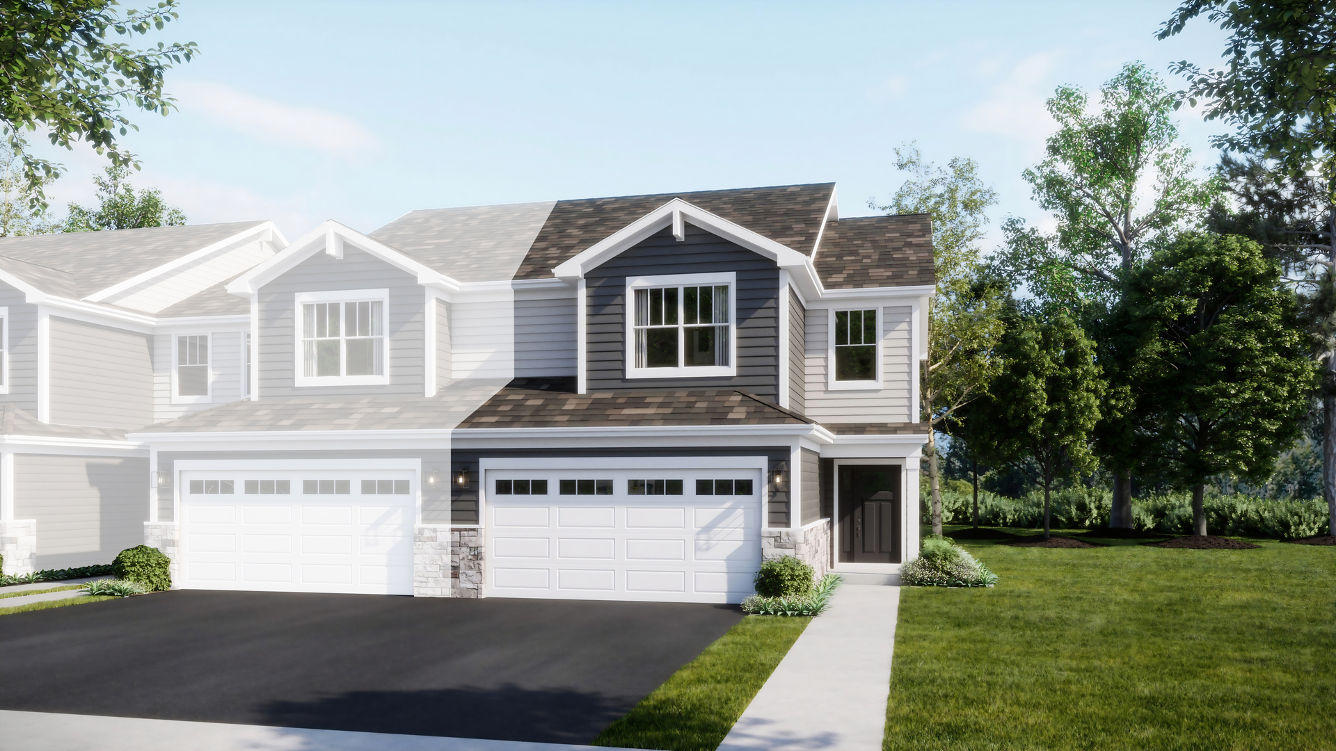 SPECIAL FINANCING OFFERS AVAILABLE!! AVAILABLE NOW!!!! Homesite #0306. Step inside and explore the Charlotte, a highly sought-after two-story traditional townhome featuring three bedrooms and 2.5 baths. The first floor showcases an open-floor plan, creating a sense of spaciousness and unity that seamlessly blends entertainment and everyday comfort. It's easy to see why the kitchen is considered the heart of this home-complete with a walk-in pantry, stainless steel appliances, and a stunning oversized quartz island, this space leaves nothing to be desired. Better still, the kitchen flows effortlessly into a generous great room and dining area, making it ideal for hosting gatherings and special events.      Upstairs, retreat to the luxurious owner's suite, offering a spacious walk-in closet and a spa-inspired bath. Two more generously sized bedrooms, an additional bathroom, and a convenient laundry room round out the upper level. High-end finishes include luxury vinyl plank flooring, sleek quartz countertops, and elegant decorative railings, all enhancing the home's aesthetic appeal.     This is an end unit home.    *Photos are not this actual home*        Tucked into a peaceful and walkable neighborhood, the Oaks of Volo offers a perfect blend of comfort, community, and convenience. This thoughtfully designed community features both traditional and urban townhomes surrounded by green open spaces, winding walking paths, and a centrally located park and playground - ideal for families and outdoor enthusiasts alike.    Living in Volo means enjoying a serene suburban lifestyle with easy access to nature. Residents are just minutes from the expansive Moraine Hills State Park, where hiking, biking, and bird-watching await. You'll also find plenty of recreation options through the Round Lake Area Park District, including sports fields, aquatic centers, and year-round community events.    Whether you're enjoying a quiet stroll through the neighborhood or exploring the surrounding natural beauty, Oaks of Volo offers the perfect setting to unwind, connect, and feel right at home.