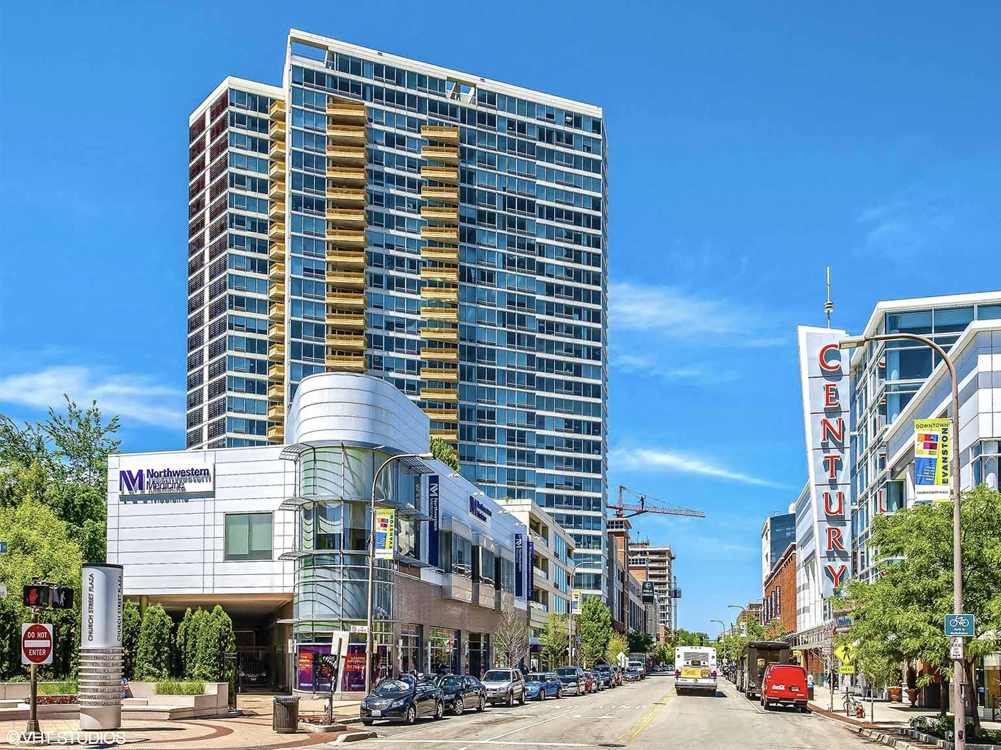 Experience sophisticated urban living in this exceptional 1,700 sq. ft. condominium at 1720 Maple Ave - Optima Views. This flexible floor plan offers expansive living spaces and exceptional comfort. Soaring floor-to-ceiling windows fill the home with natural light and showcase beautiful east-facing city views. The generously proportioned living and dining areas create an inviting setting for everyday living and entertaining. The well-appointed kitchen features stainless steel appliances and granite countertops, offering both style and functionality. The spacious primary bedroom includes a walk-in closet, while the home also features convenient in-unit laundry. Additional highlights include an indoor heated parking space #59 and a storage locker #4, adding valuable convenience to city living. All of these in a well-managed building with amenities that include 24-hour door staff, pool, jacuzzi, fitness center, indoor heated parking garage, 4th-floor deck with Room & Board patio furniture, a business center, and a bike room. Heat, basic cable/internet & gas are included in the assessment. Ideally situated in Evanston close to public transportation: CTA (Purple Line), Metra train, and Bus transit to the airport & malls. The building is a convenient walking distance to Farmer's Market, Top Tier Medical campus, and the new 12-screen AMC movie theatre is across the street. Walk to the center of downtown with fun local eateries and bars, for groceries you have Whole Foods & Trader Joe's and 2 Starbucks. Evanston is one of the Chicago area's premier & sought-after neighborhoods with easy access to the Lakefront, beaches, Music and performing venues, spas, Northwestern Hospital, and highly-rated restaurants and shopping. Exciting New North Light theater is around the corner- experience a play and dinner without the hassle of finding parking.   A true feeling of wellness with a Walk Score 97: Walker's Paradise - Daily errands do not require a car :) directly benefits your "health wellness." Bike Score 95: Biker's Paradise - Feels like Europe or Asia with bike paths. Seller's Market in this building!