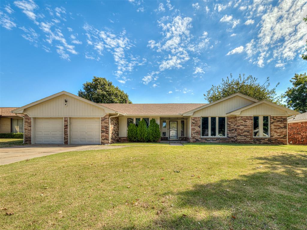 Welcome to 12500 High Meadow Drive! Located in a prime area, this spacious home is a true 4 bed, 2 bath, with an office located just off the entry. All sizeable bedrooms are near each other, with one bedroom that has convenient access directly to the primary bedroom. The large primary bedroom also features an en-suite with recent updates and a spacious closet.
High ceilings in the living room create a airy, comfortable space to come back home to. The kitchen features quartz countertops, stainless steel appliances, an eat-in kitchen, and a walk-in pantry.
With both a large backyard with plenty of space for entertaining and convenient access great amenities nearby and throughout Oklahoma City, there are options for any lifestyle.
Other updates include new garage door motors and hot water heater in 2025 and a new compressor in 2023. All appliances to stay with home.