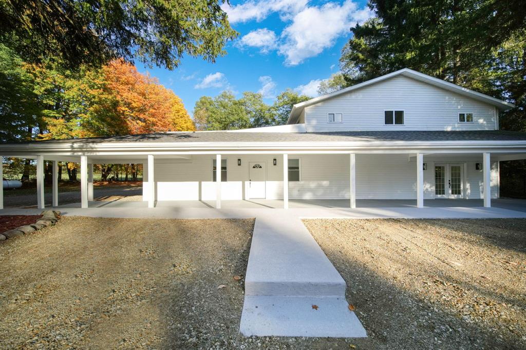 Come and check out this listing! It has over 6,600 sq. ft. 4 Bed, 4.5 Bath. Large kitchen with all new cabinets, lights, appliances, and granite countertops. All new plumbing, electric, windows, drywall, and flooring. Main floor laundry. Main floor and second floor master suites. Sit out on a brand new patio and enjoy the quietness of the country, This house has a large family room, A.C, and a bonus room that can be used as a 5th bedroom, office, etc. New well getting installed in the next week.  All information is approximate and subject to buyers verification. Schedule your showing today!